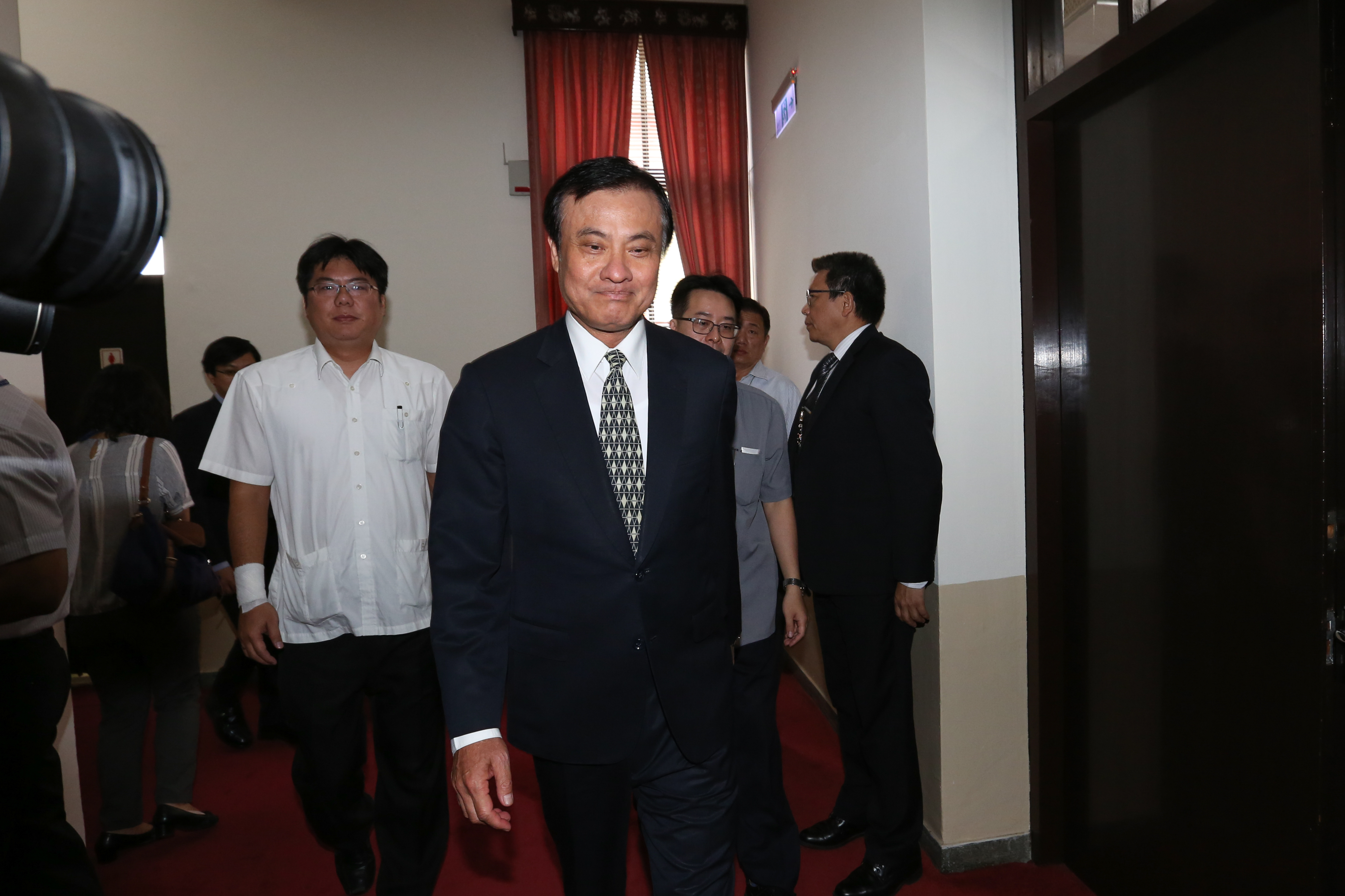 立法院長蘇嘉全今早主持朝野協商。