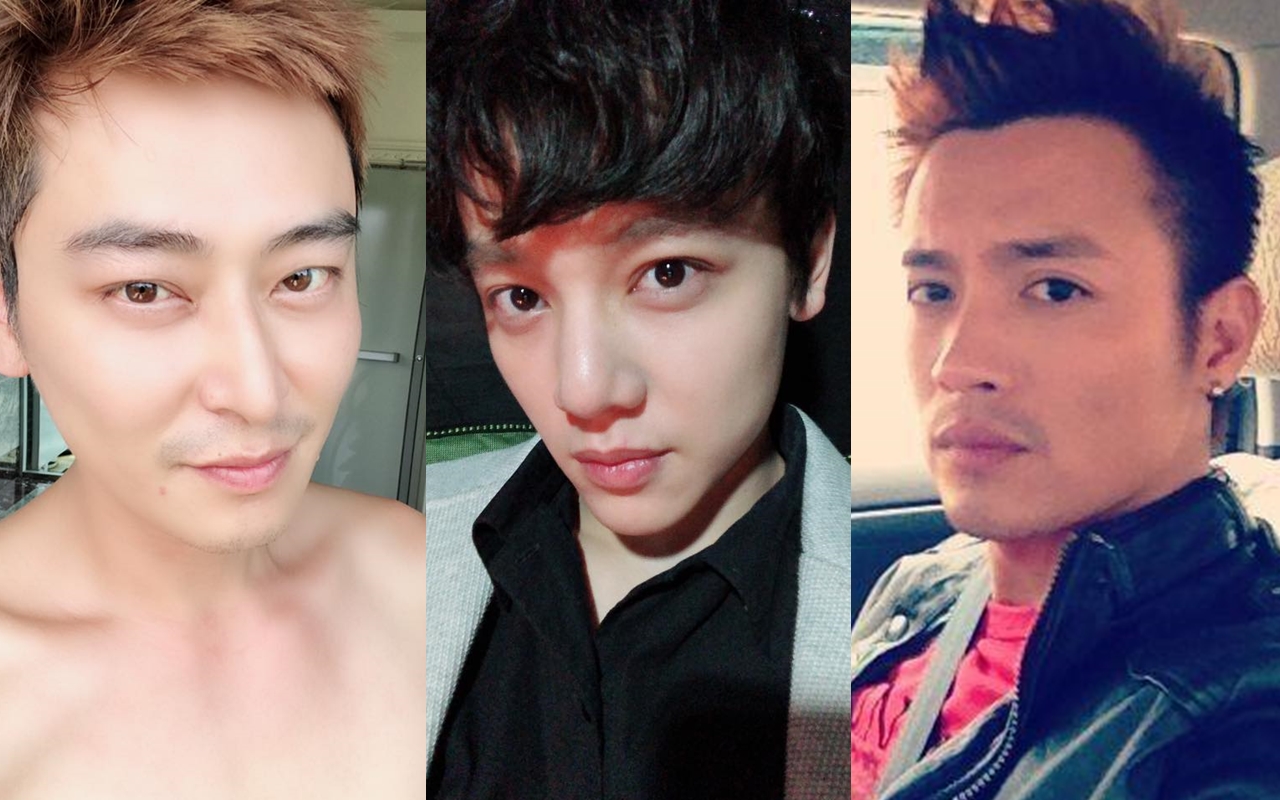 陳冠霖（左）婚後還曾被爆出跟女星有曖昧，不過老婆力挺他。（翻攝自陳冠霖臉書）／宮以騰（中）曾經因跟郭雪芙傳交往而受到注意。（翻攝自宮以騰臉書）／范逸臣（右）拍了《海角七號》後，緋聞也傳了十年。（翻攝自范逸臣臉書）