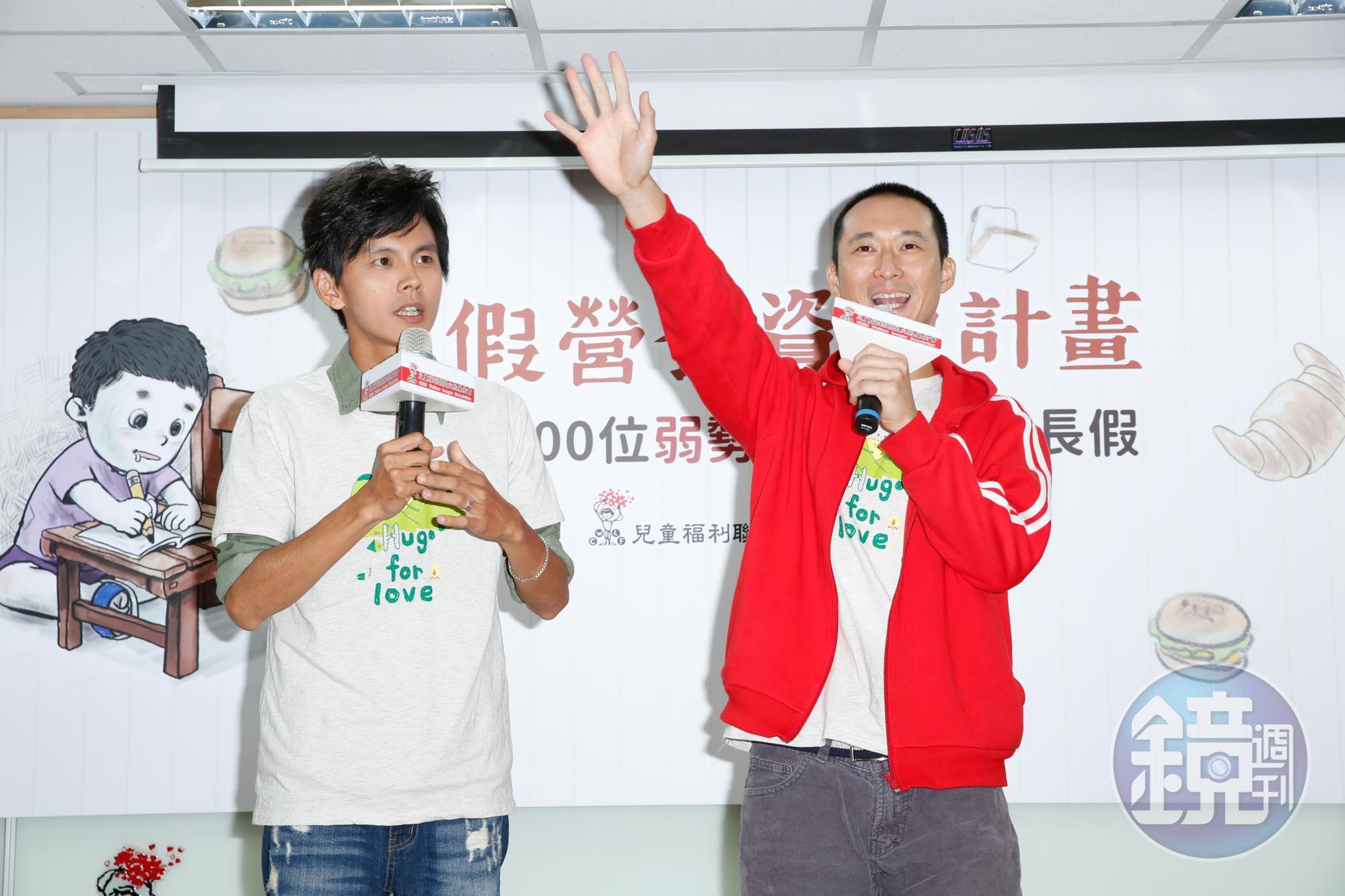 阿翔（左）被追稅200萬補繳中，浩子自嘲去年沒收入所以不用補稅。