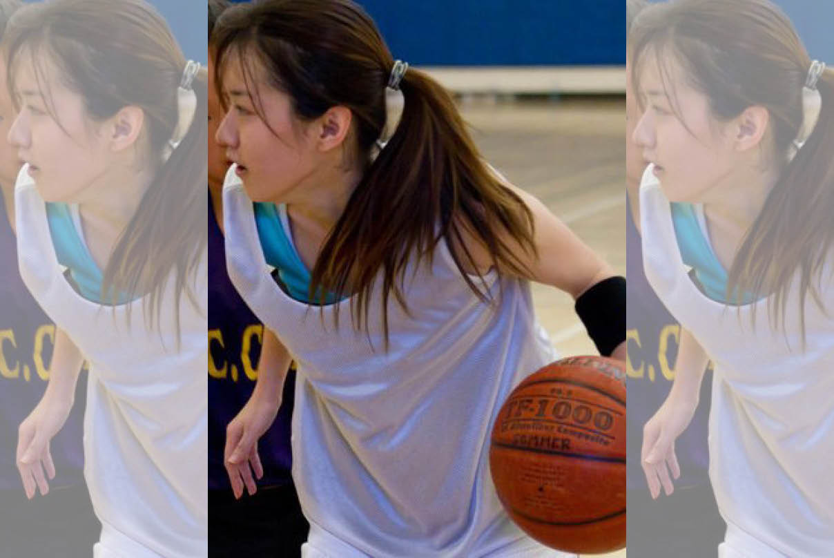 楊晨欣從小就愛打籃球。(楊晨欣提供)