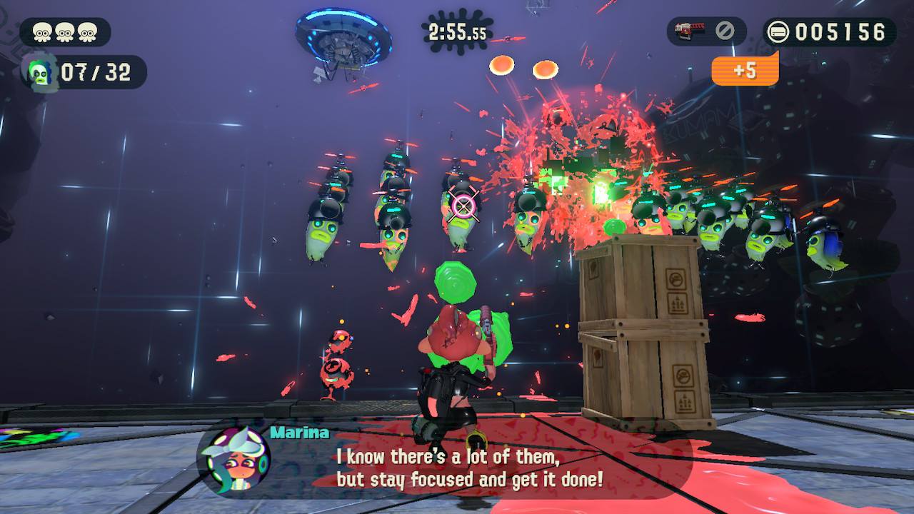 《Octo Expansion》追加資料片的關卡類型相當豐富。（圖片來源：實機遊戲截圖）