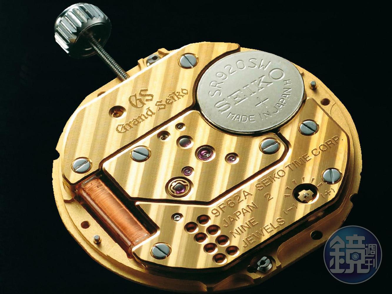 GRAND SEIKO所使用的9F系列石英機芯,誤差±5~10秒/年。