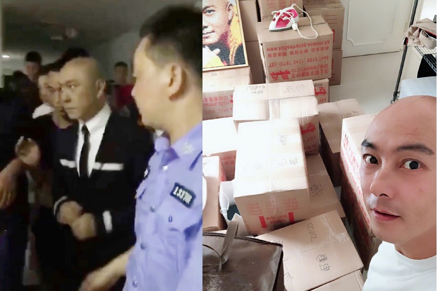 20日大陸瘋傳港星張衛健涉毒，張衛健在微博po文澄清，自己在港忙著搬家。（翻攝自網路）