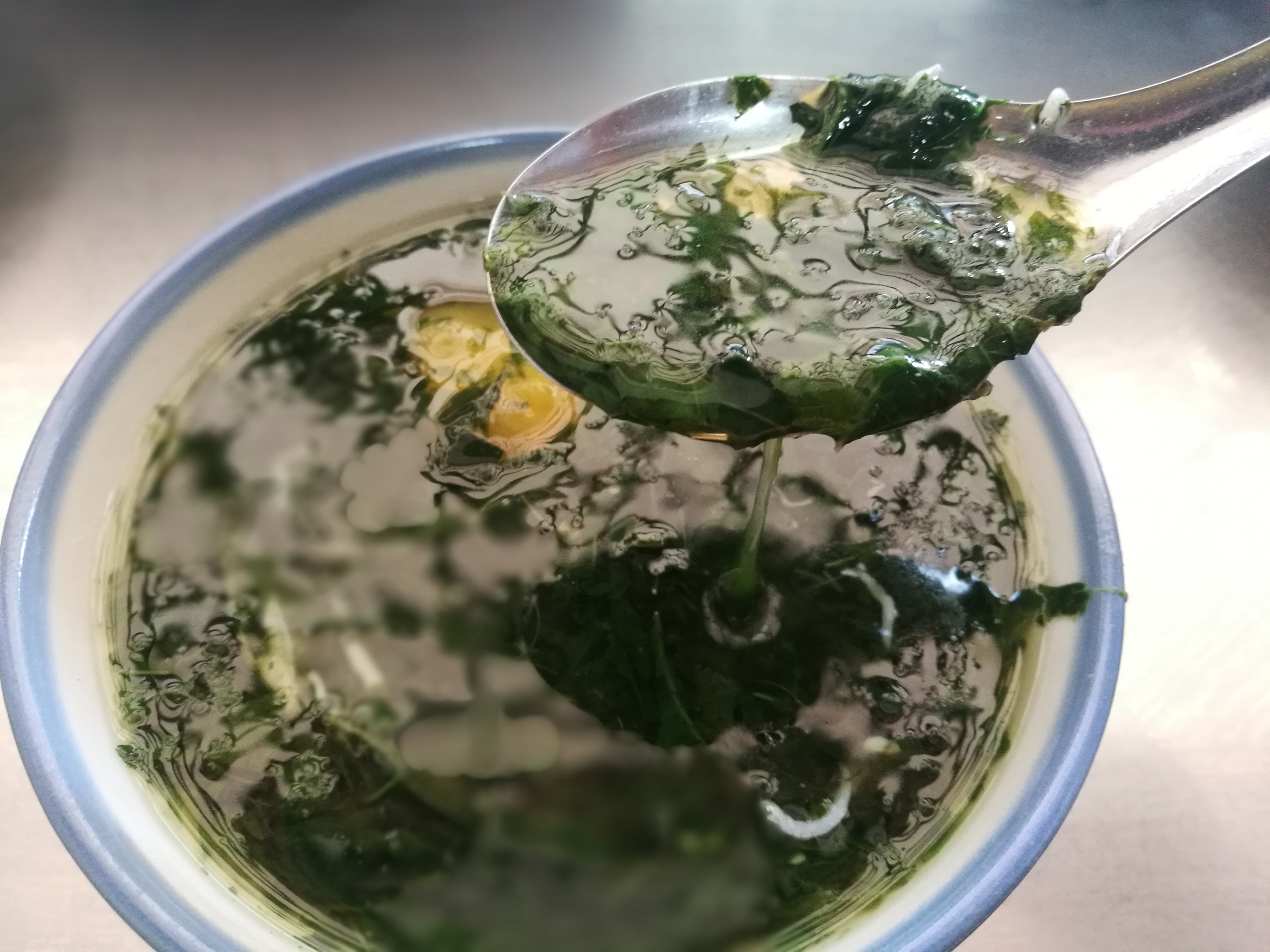 雖然喝起來苦苦的｢麻薏湯｣，卻是台中人傳統消暑湯品。（35元／碗）