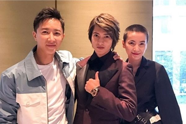 傑尼斯山下智久開通個人微博，放上他與韓庚、李媛的合照，教粉絲超驚喜。（翻攝自山下智久微博）