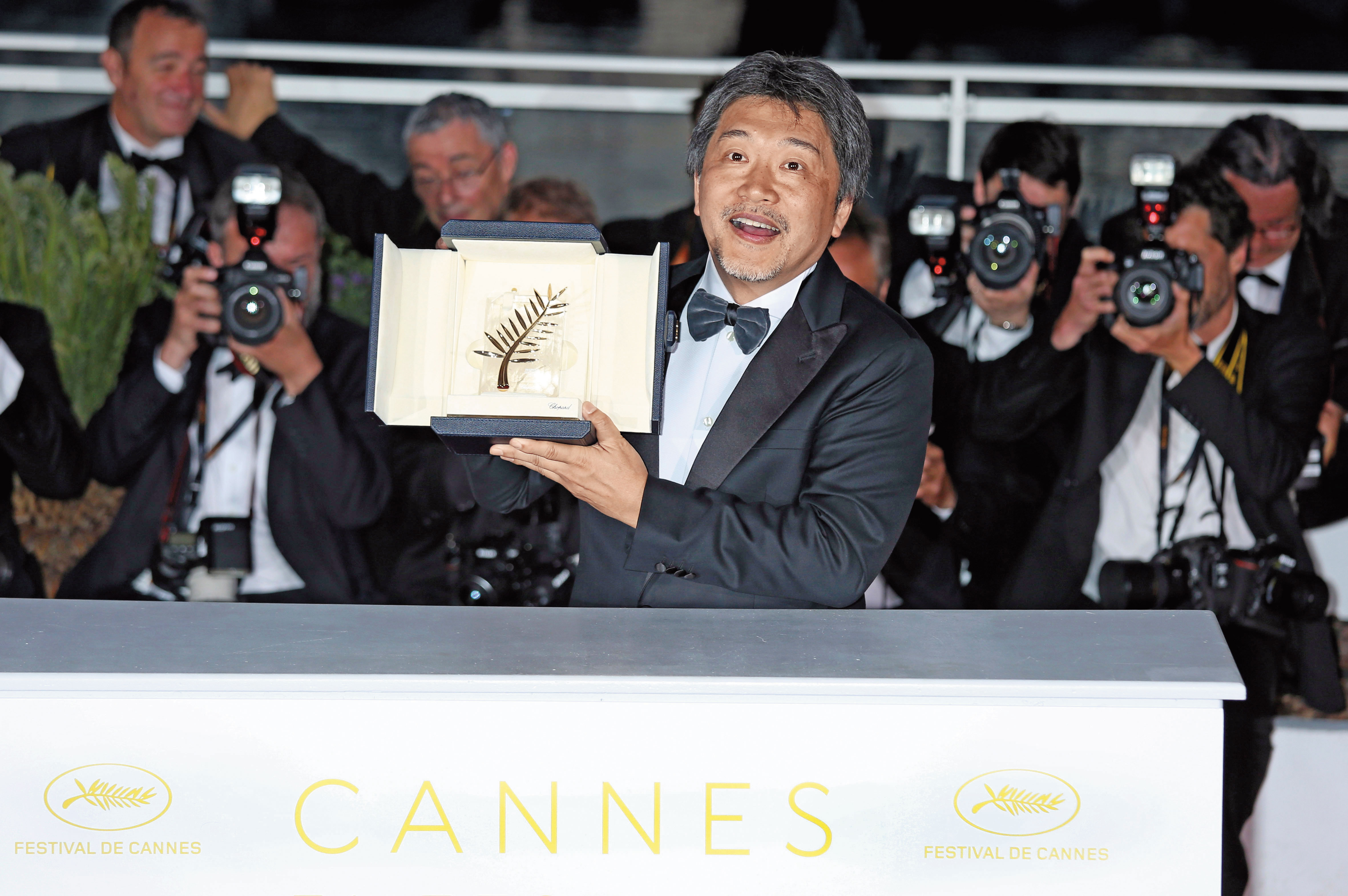是枝裕和入圍坎城影展5次，一次比一次更上層樓，今年終於成功摘下金棕櫚獎，再度讓日本電影站上國際舞台。（東方IC）