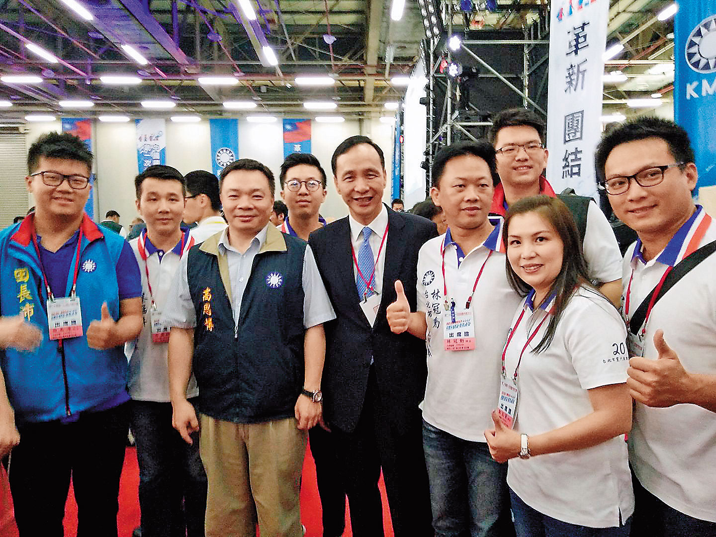 朱立倫日前透露將到各地幫忙輔選，其中他的妻舅、台南市長參選人高思博將幫朱固守南台灣。（高思博臉書）