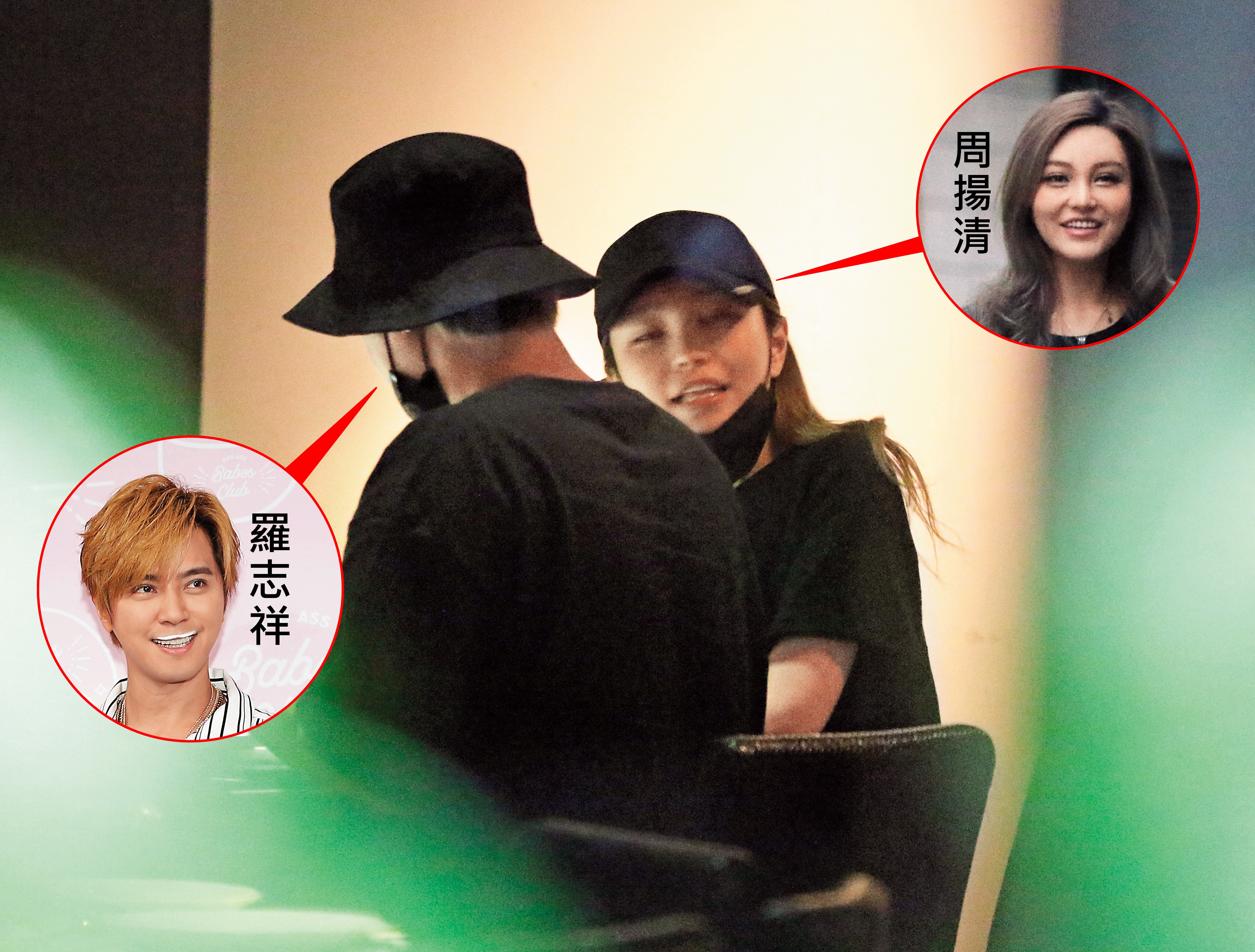 雖然周揚青人在異地，但還是跟小豬台灣的親友打成一片，可見她的用心良苦。