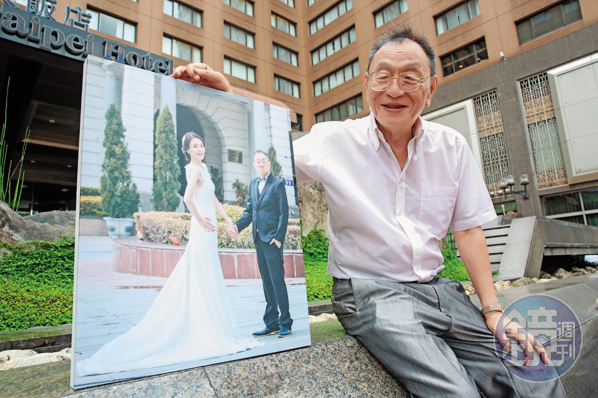 今年68歲的討債專家董念台,向本刊證實已在5月18日與小他33歲的嫩妻黃逸珊登記結婚,6月30日舉辦婚宴。