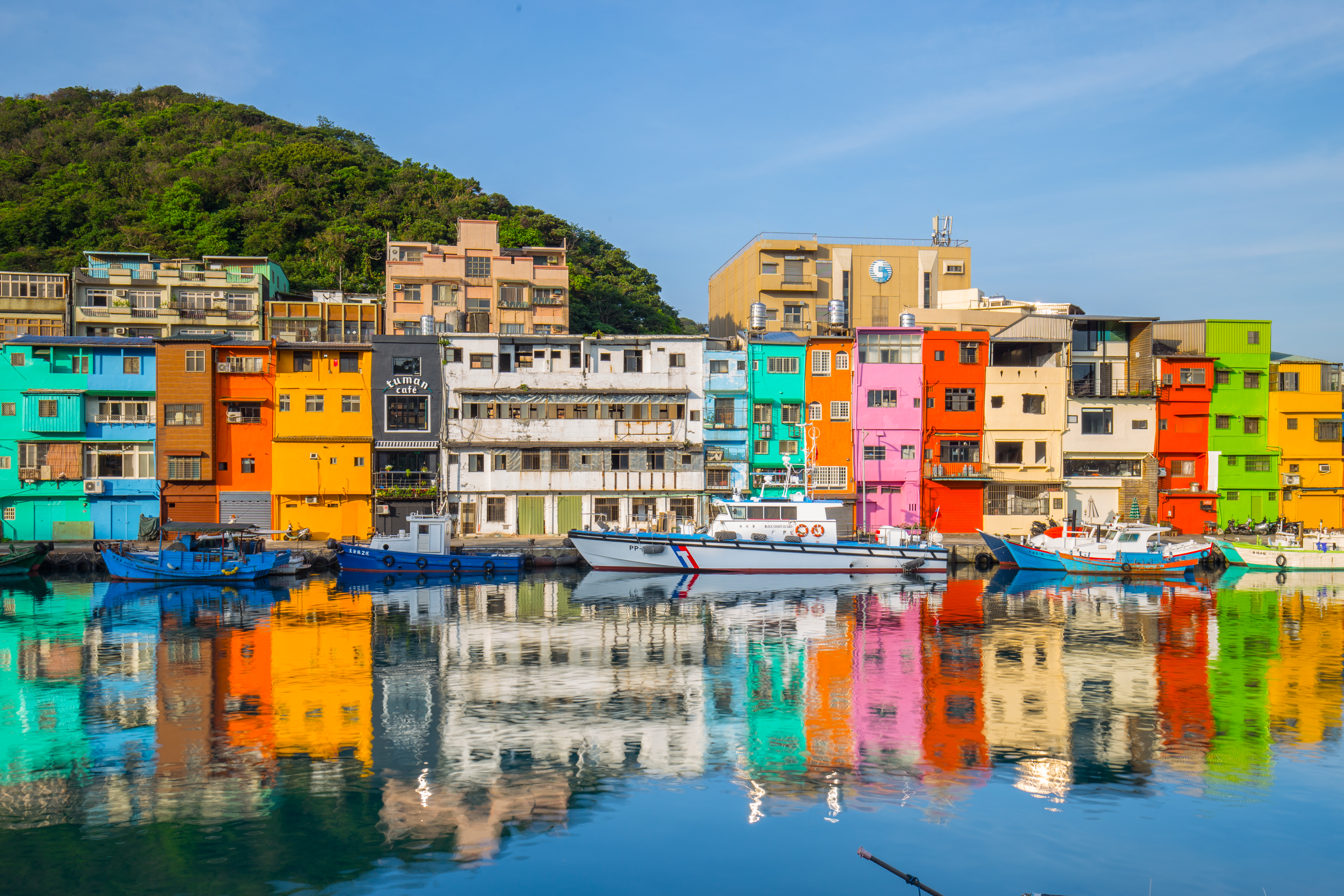 現在身處正濱懷舊碼頭時，讓人有置身於歐洲的感覺。