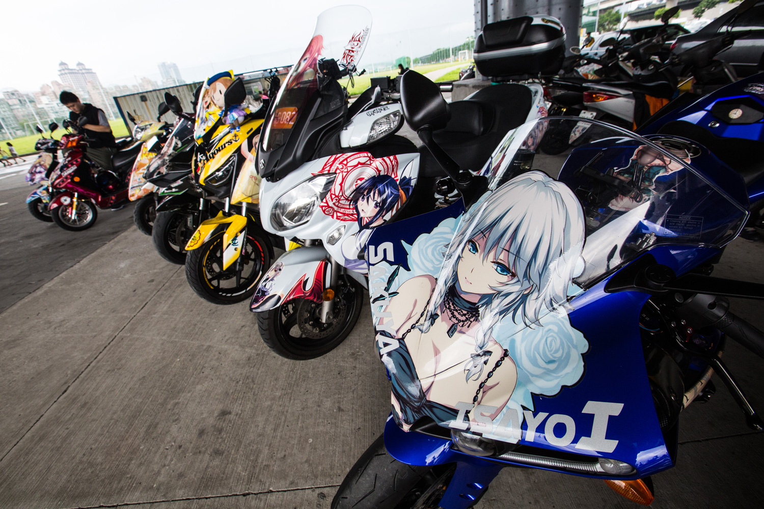 每一台痛車都是獨一無二的，也是車主、設計師創意的展現。