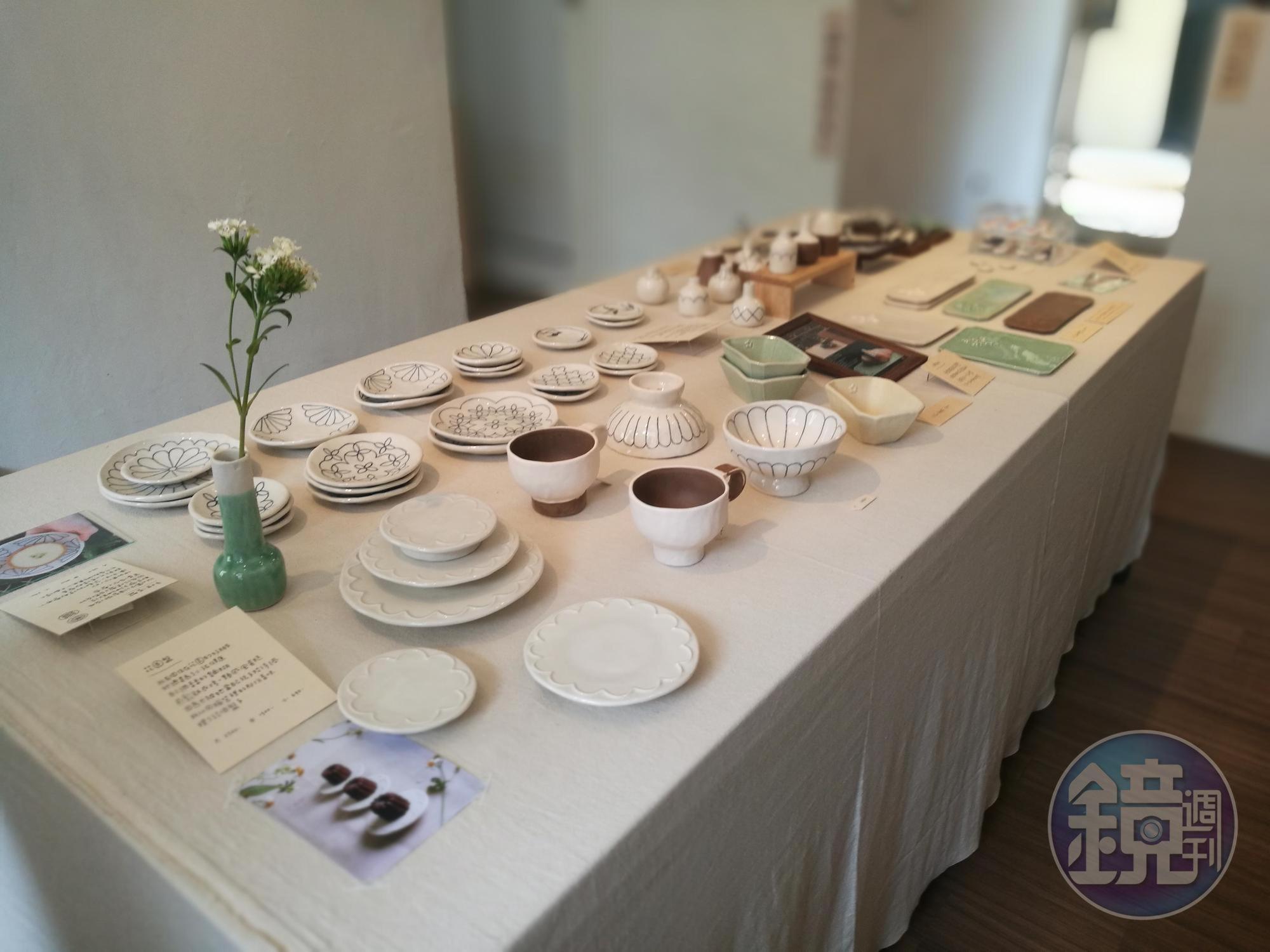 「布菈瑟Blossom」販賣的陶器都是獨一無二的手作品。
