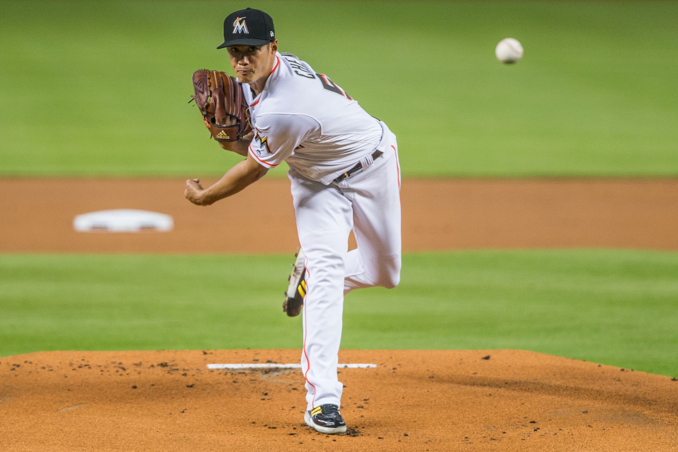 陳偉殷今天投出谷底反彈的球威，對響尾蛇先發6局只失1分、投出5次三振，無奈隊友不幫忙，還是吞下本季第五敗。（東方IC）