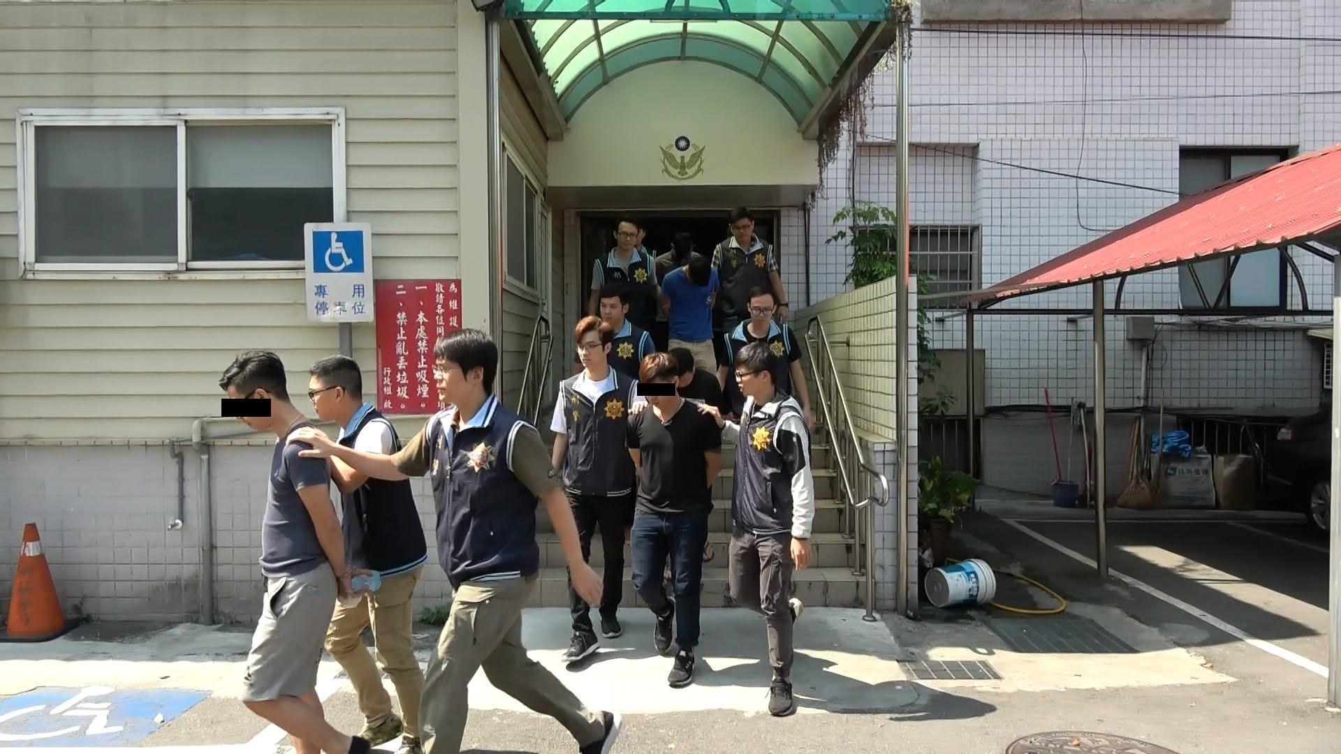 新莊分局破獲以徐嫌為首的犯罪組織。（翻攝畫面）