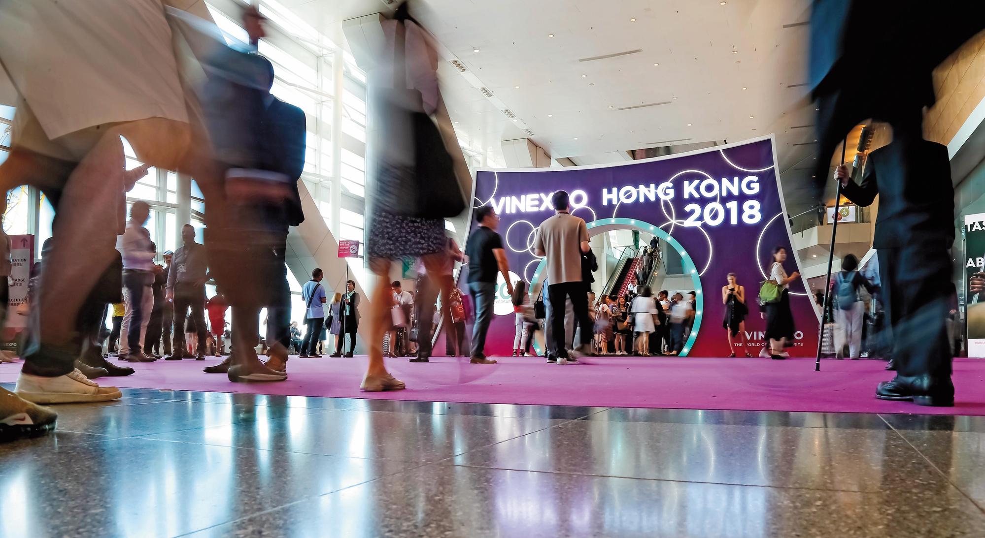 香港葡萄酒免稅,加上是中國大陸的重要門戶,因此成為Vinexpo在亞洲近20年來最重要展地,每2年在香港會展中心舉辦。(P. Labeguerie攝)