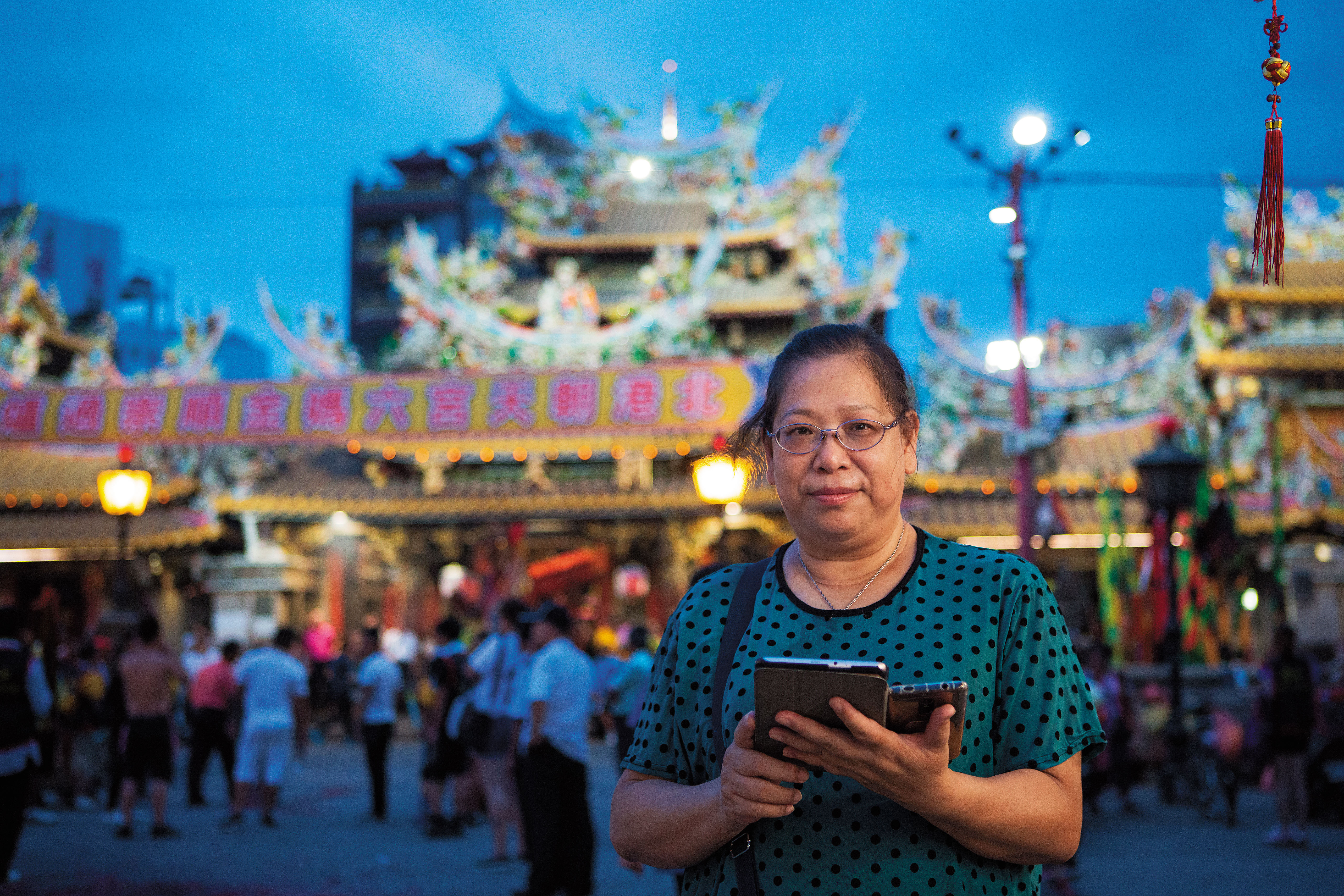 53歲的小蕙經營旅館,因為遊戲才結識許多北港當地人。