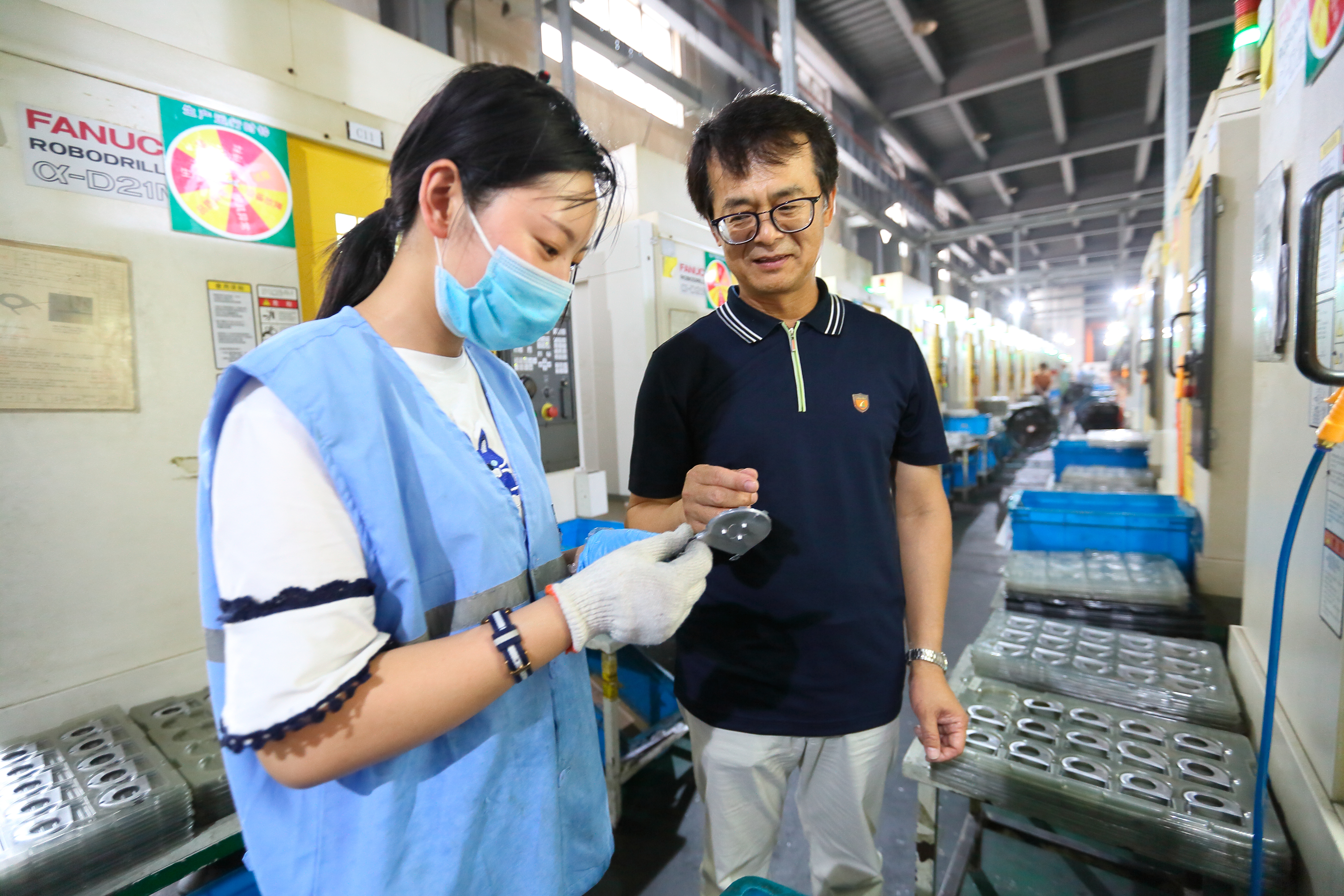 許振焜一視同仁對待基層員工，公司福利只要年資符合者都可享受。