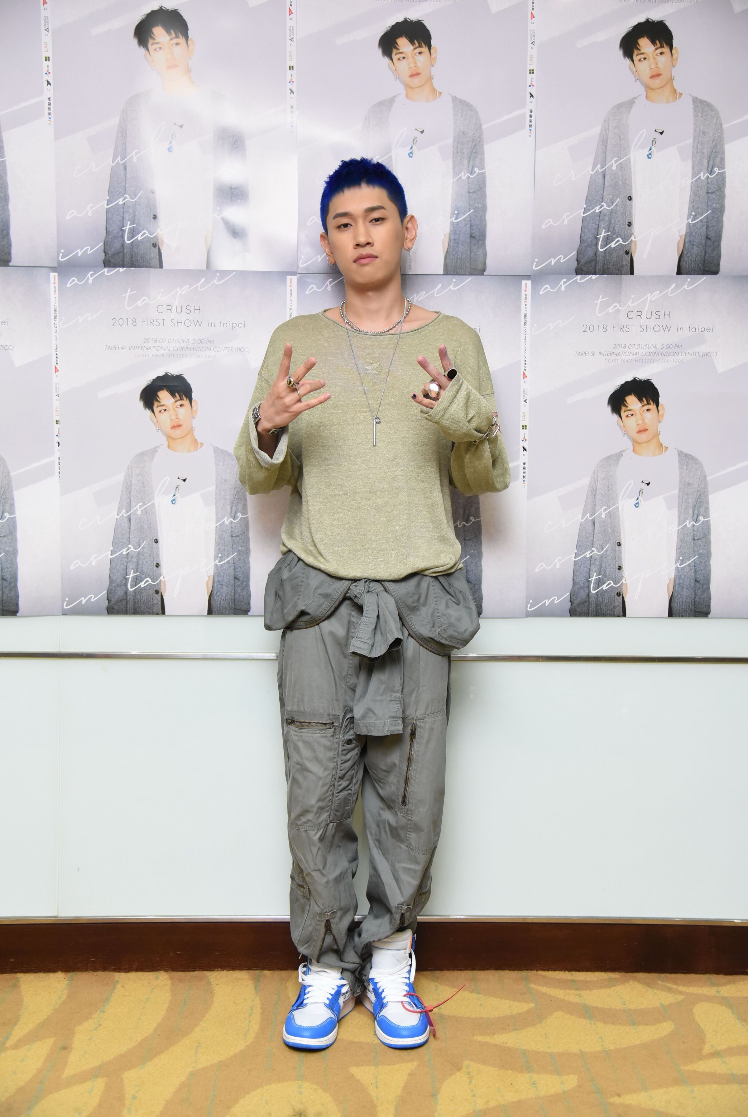 20180701ent01226歲的Crush出道6年，首次來台灣公演。（寬宏藝術提供）
