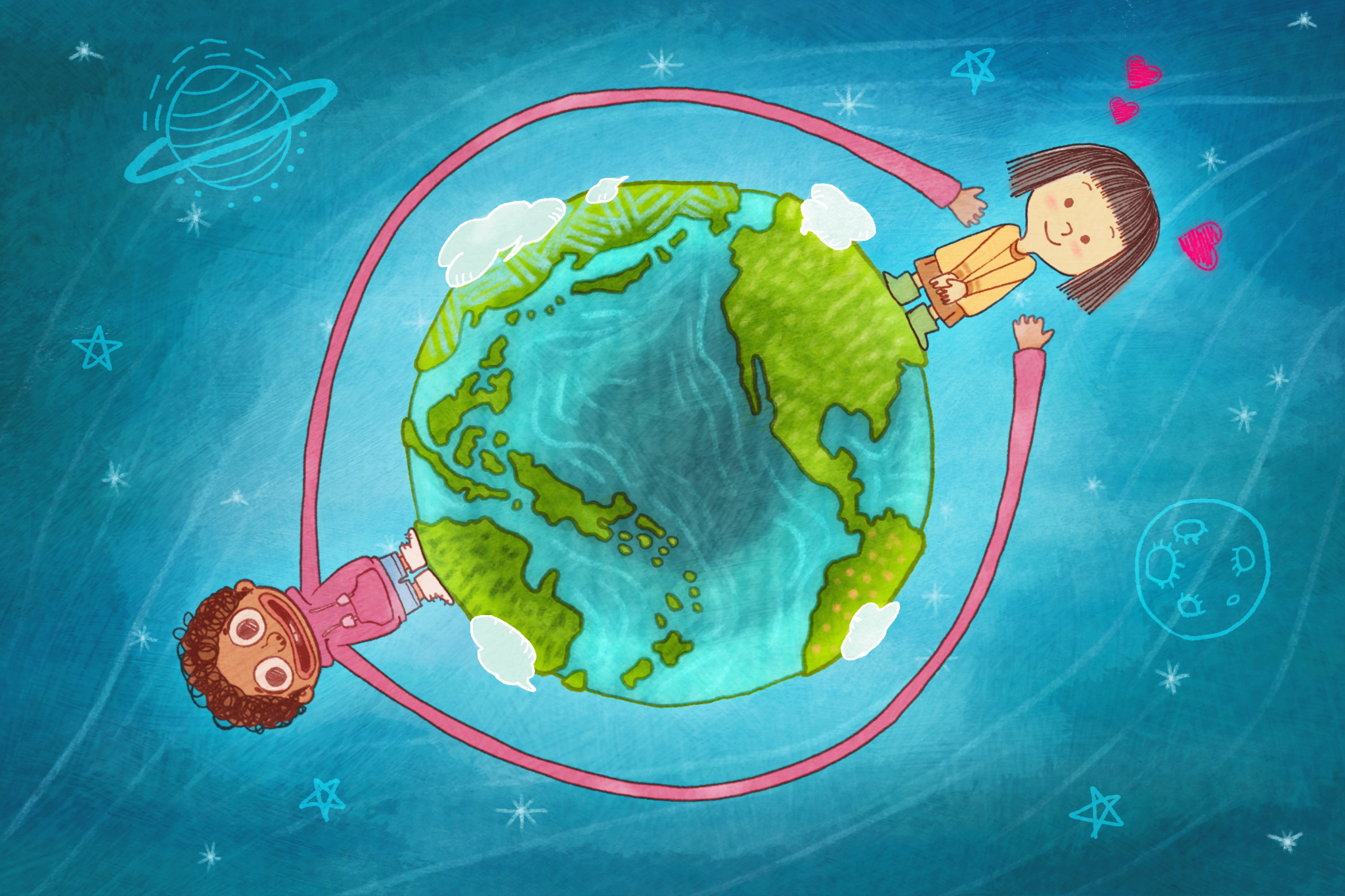 【盧郁佳書評】我展臂橫越地球擁抱你──《字母會N-S》