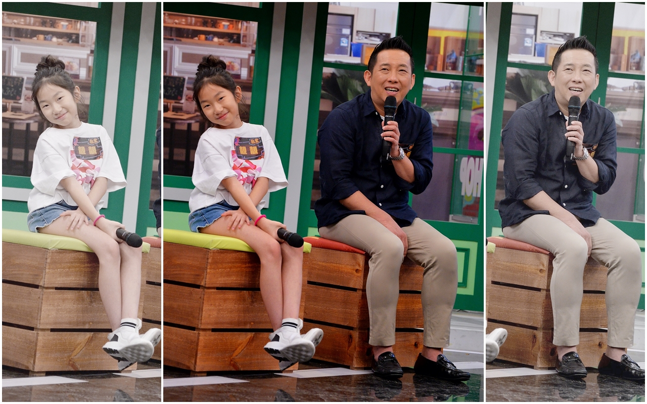 屈中恆女兒靚靚難得上節目，表現得頗為大方自然。（衛視中文台提供）