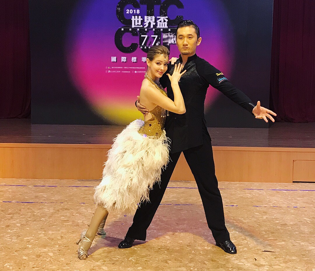 安妮明天將參加2018CTC世界盃國際標準舞公開賽,加人會到場幫忙加油。(伊林提供)