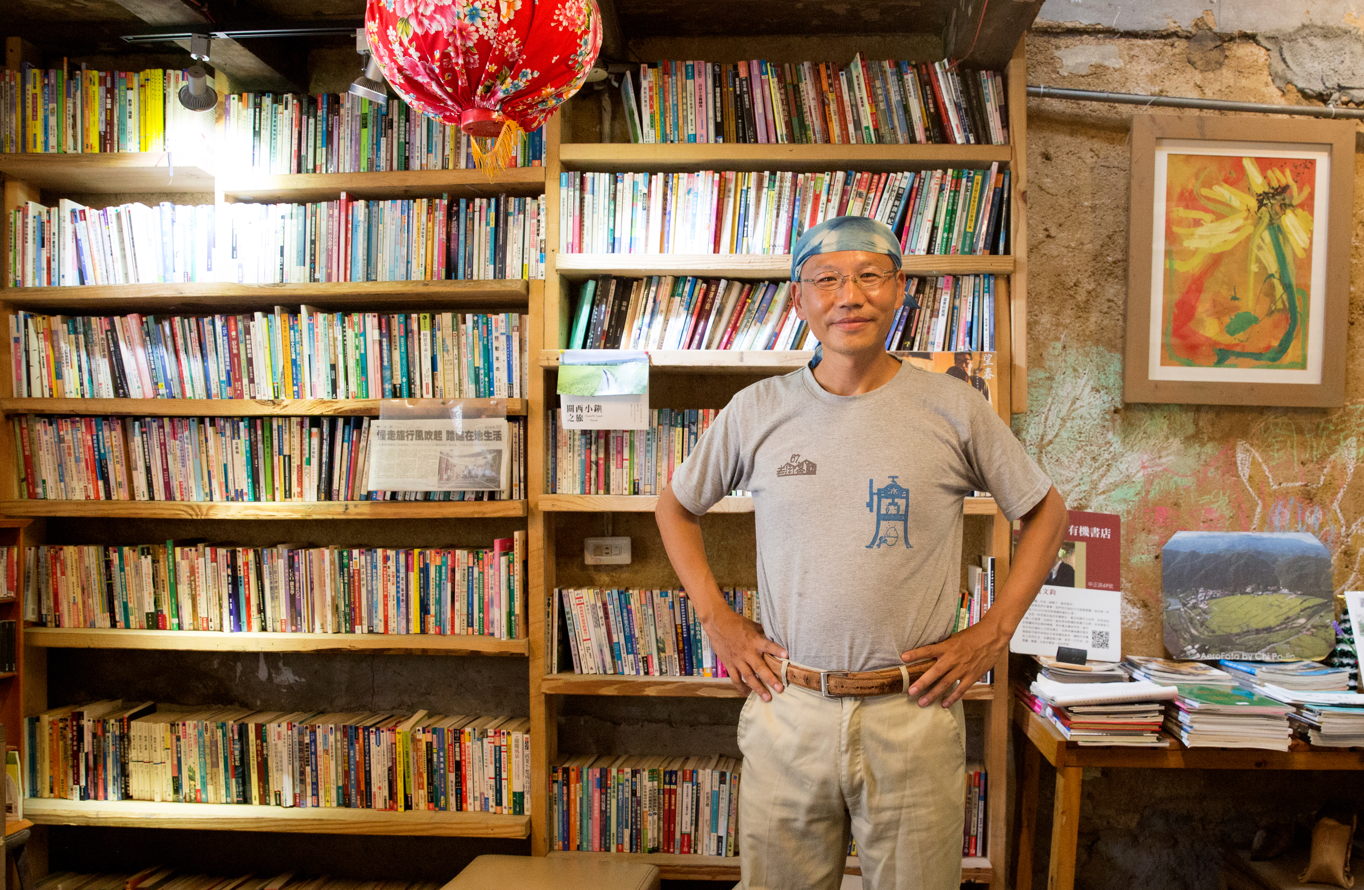 盧文鈞說書店開在偏鄉，是因為自己喜歡鄉下生活，但也期待有孩子能跟他一樣，因閱讀受到啟發。