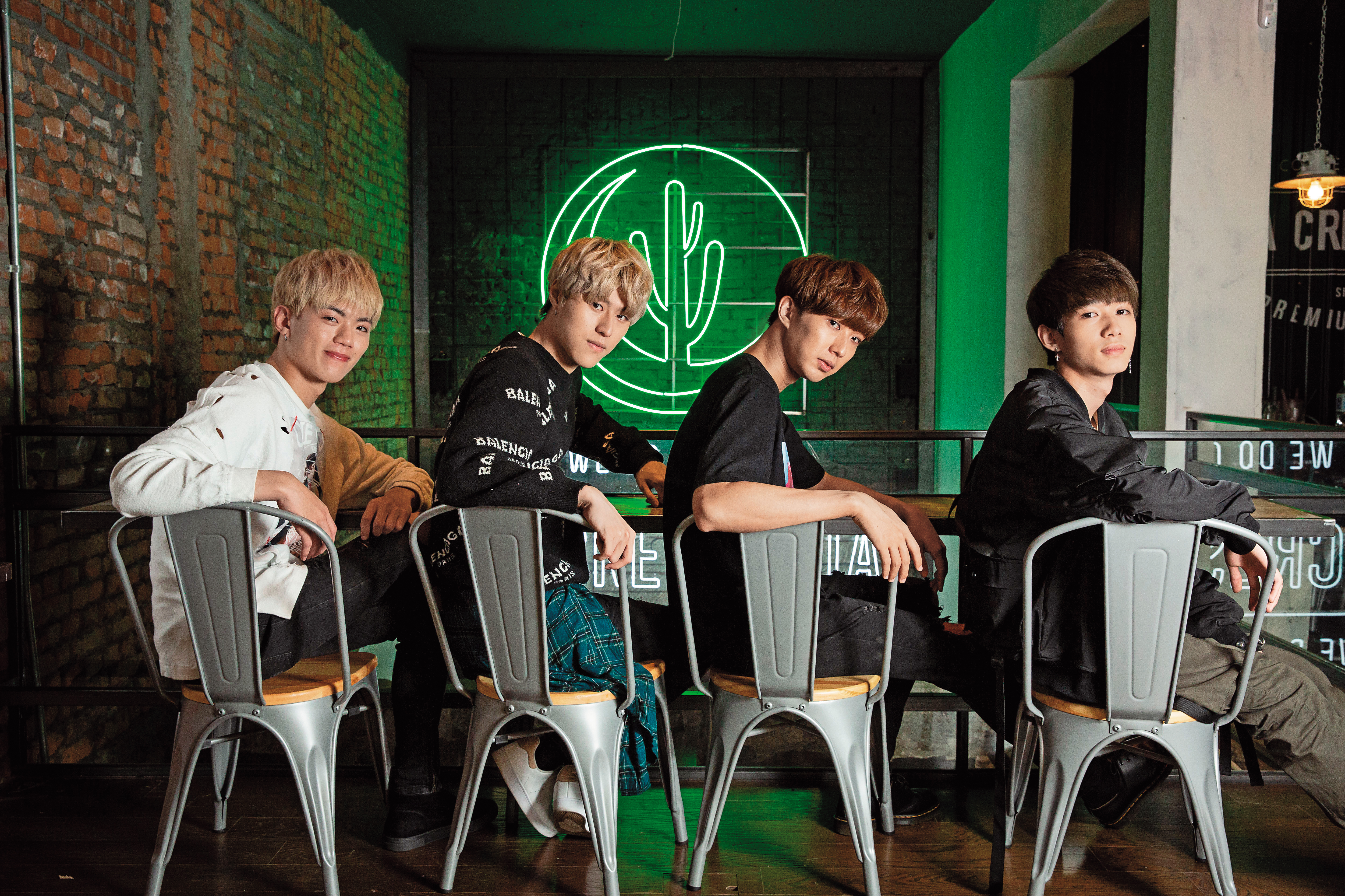 A-Team由龔言脩（左至右）、英承晞、高興及李宇平組成，是新一代備受注目的男團。