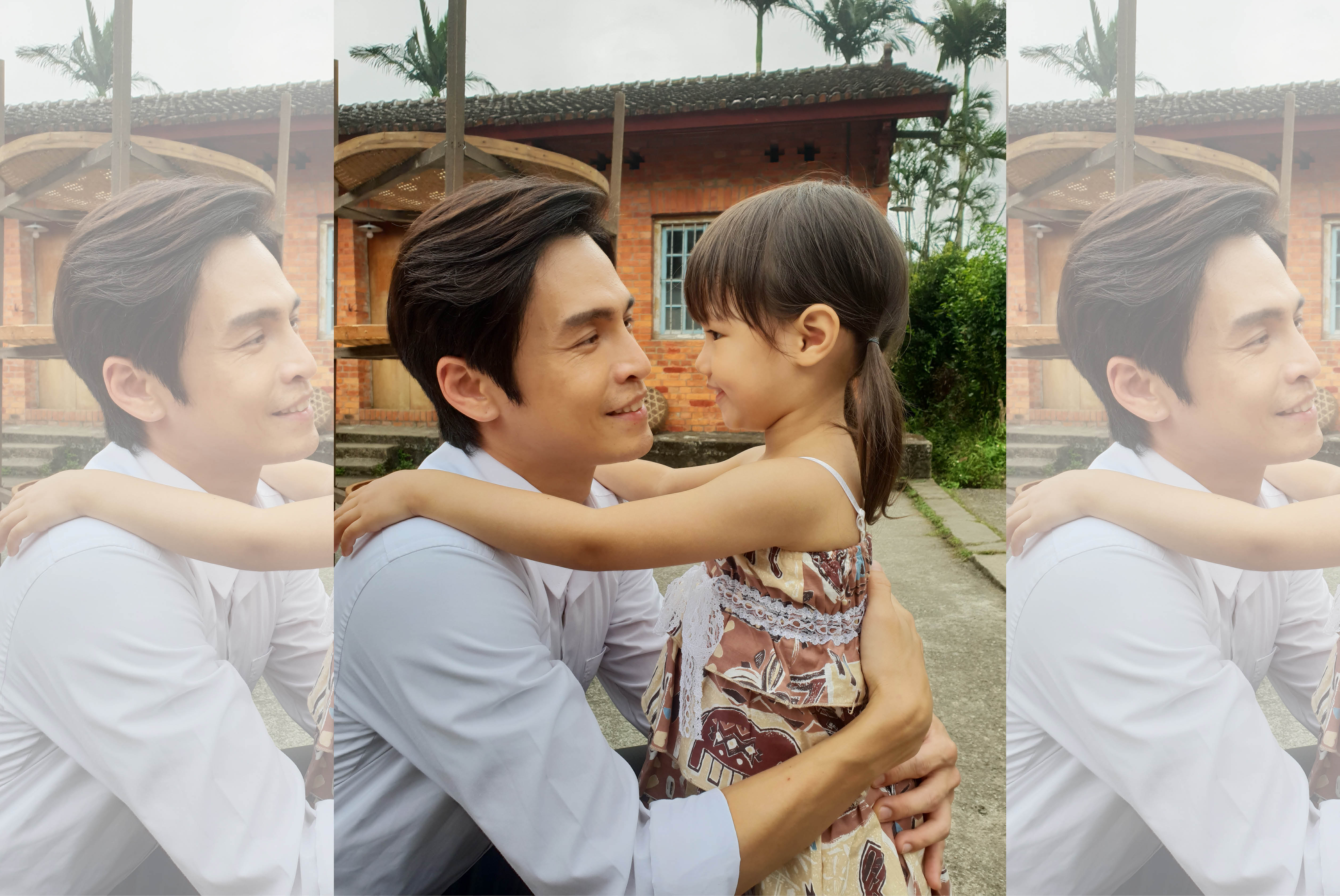 Gino因為跟童星朝夕相處，竟然變成了「女兒控」。（民視提供）