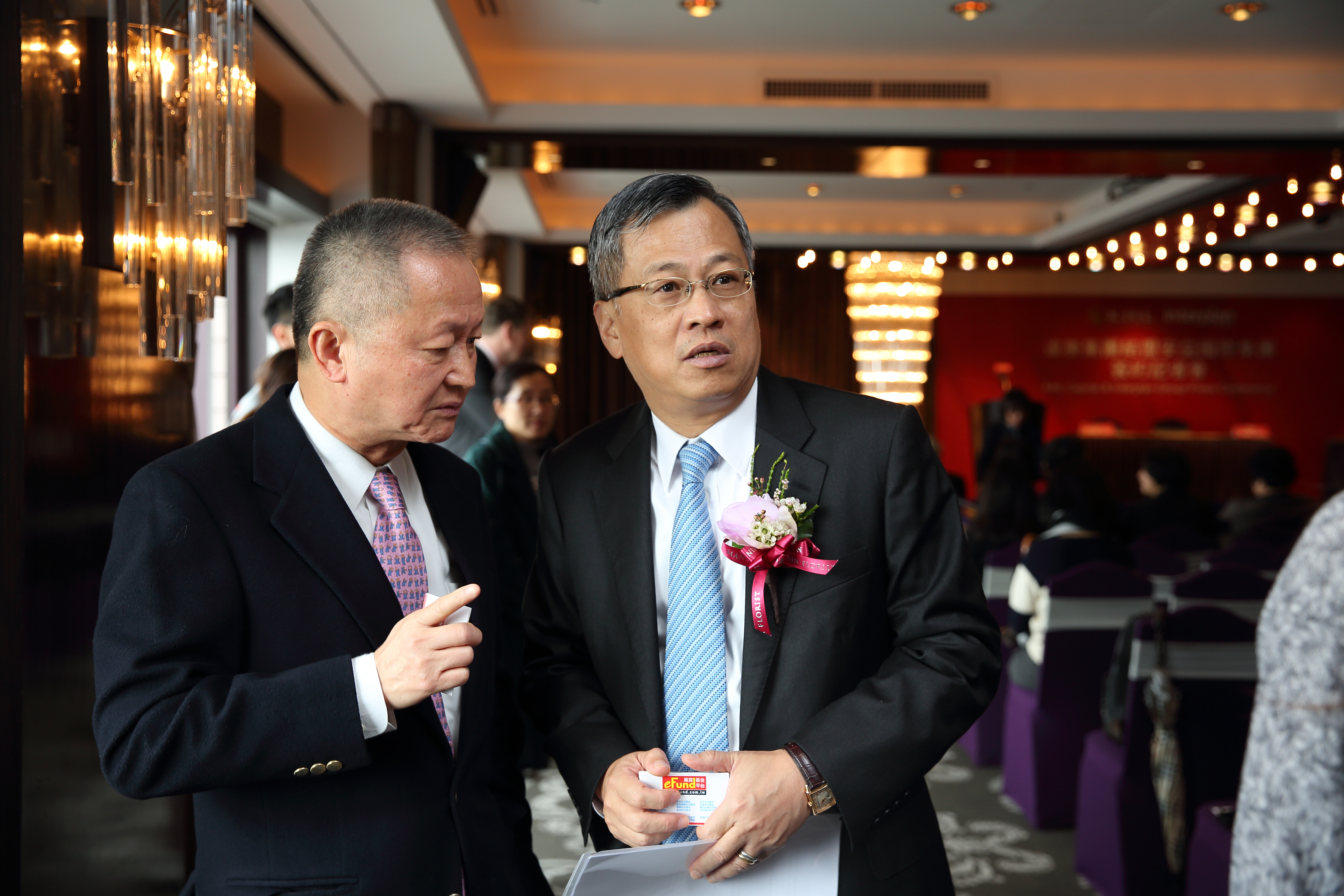 有外資金童稱號的郭冠群，在外資圈與兩岸三地各大企業都關係深厚。