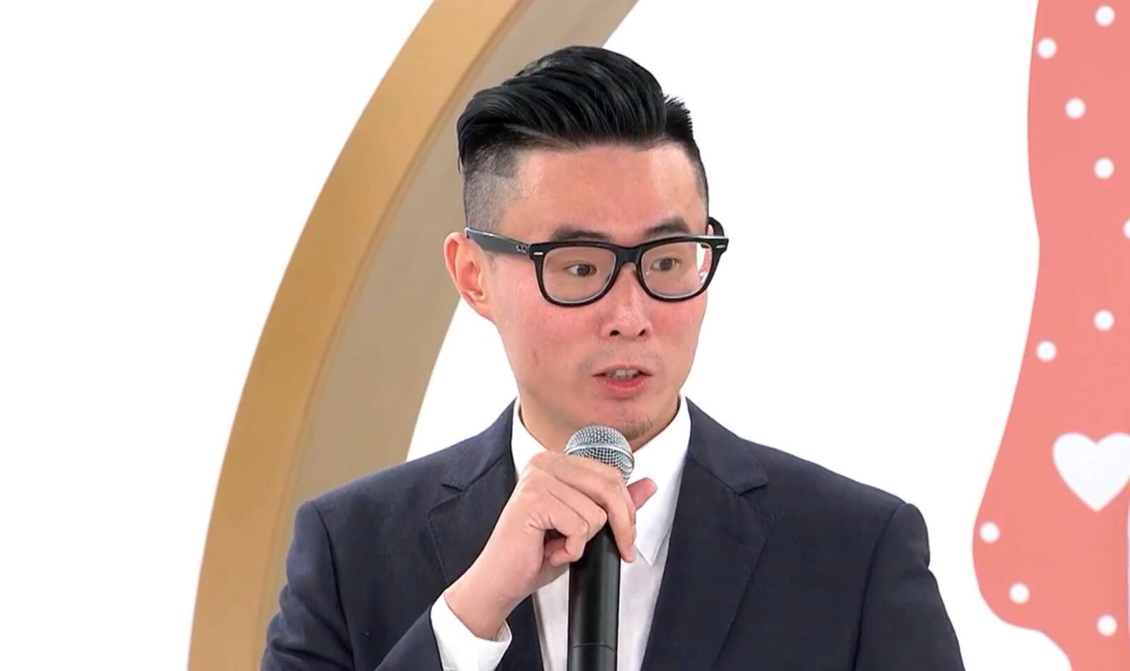 傅俊豪上節目替父親傅達仁表達遺願。(東風提供)