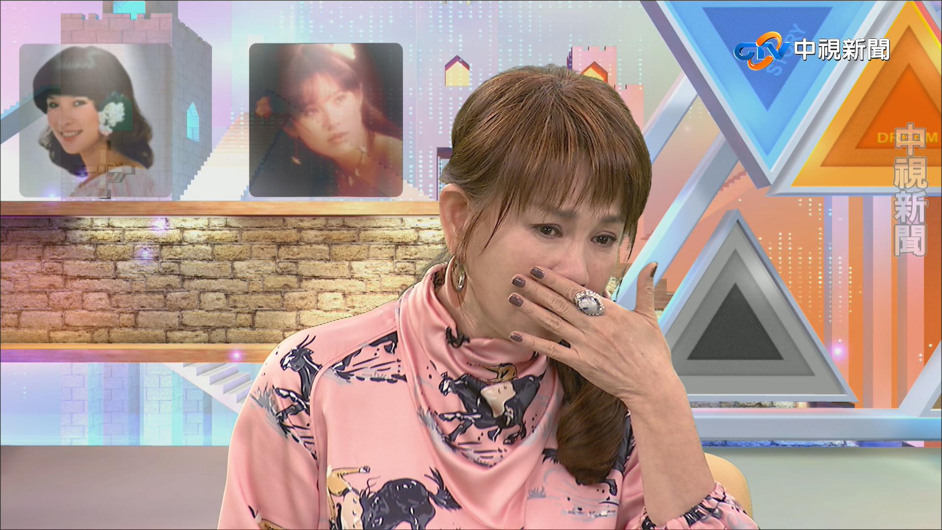 周丹薇說起婚姻與母親話題，就忍不住落淚。（中視提供）