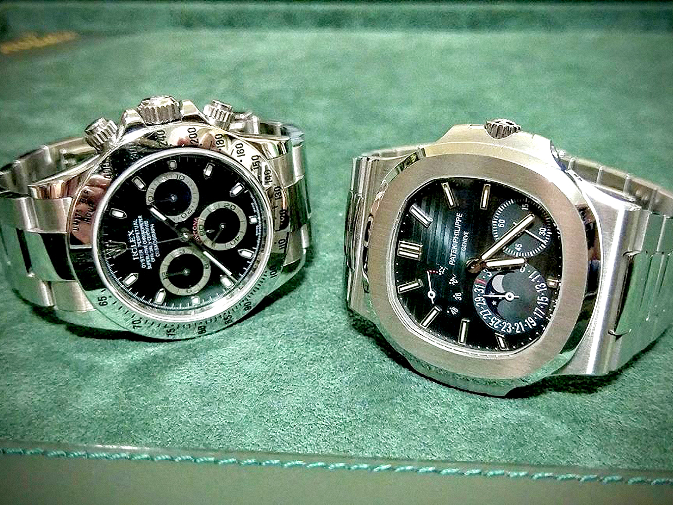 ROLEX Daytona、PATAK PHILIPPE Nautilus不鏽鋼運動錶要以訂價入手難上加難，國內外皆然。