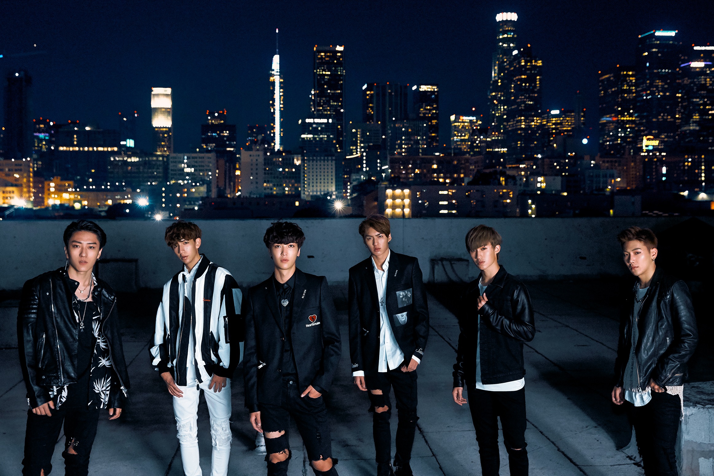 男團C.T.O前往美國拍攝第二波主打歌〈Insomnia〉MV，是新人中難得的大手筆。（環球音樂提供）