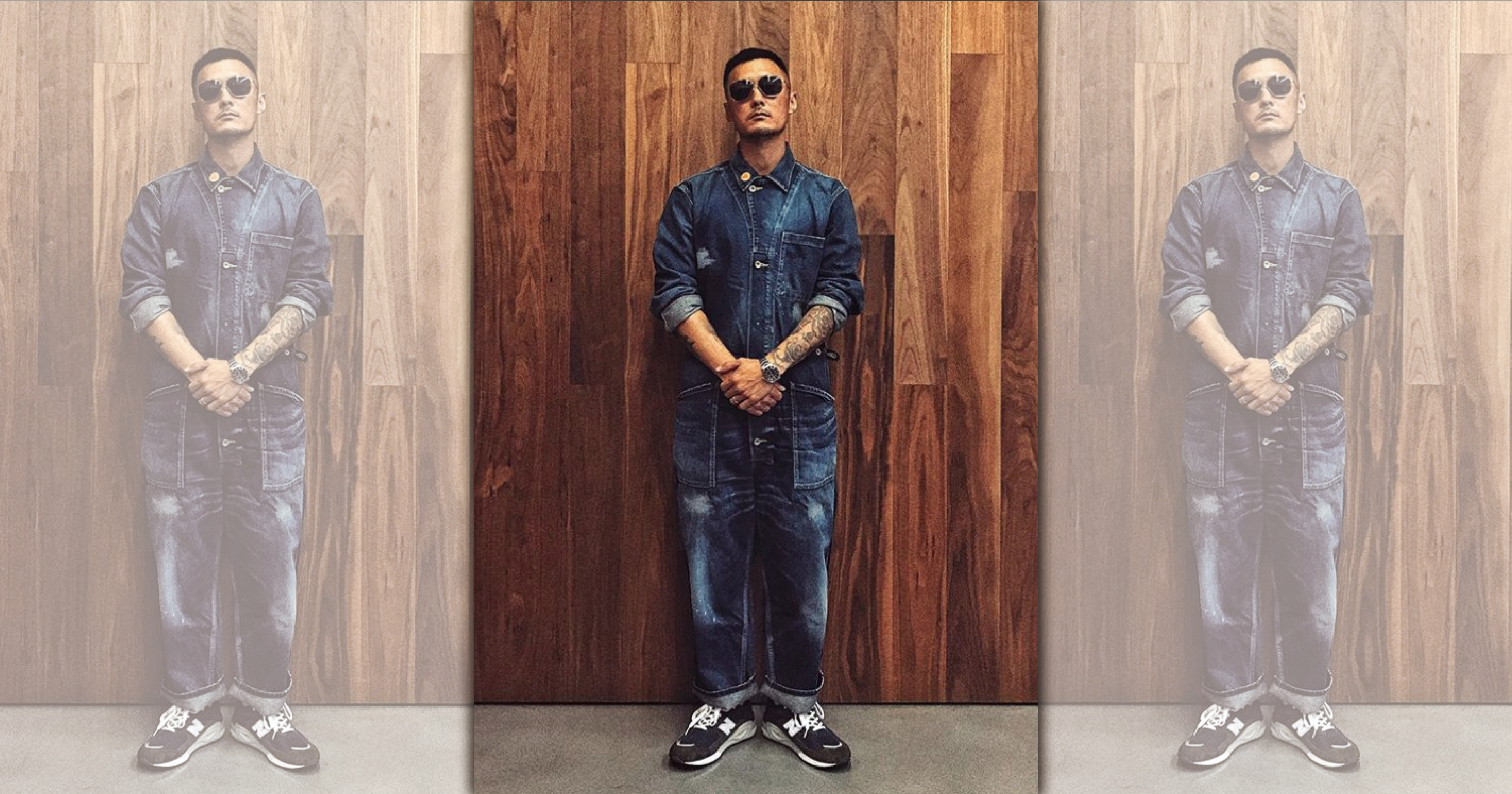 余文樂近日與太太王棠云回台探親，更獲好友黑人送上名牌球鞋。（余文樂IG）