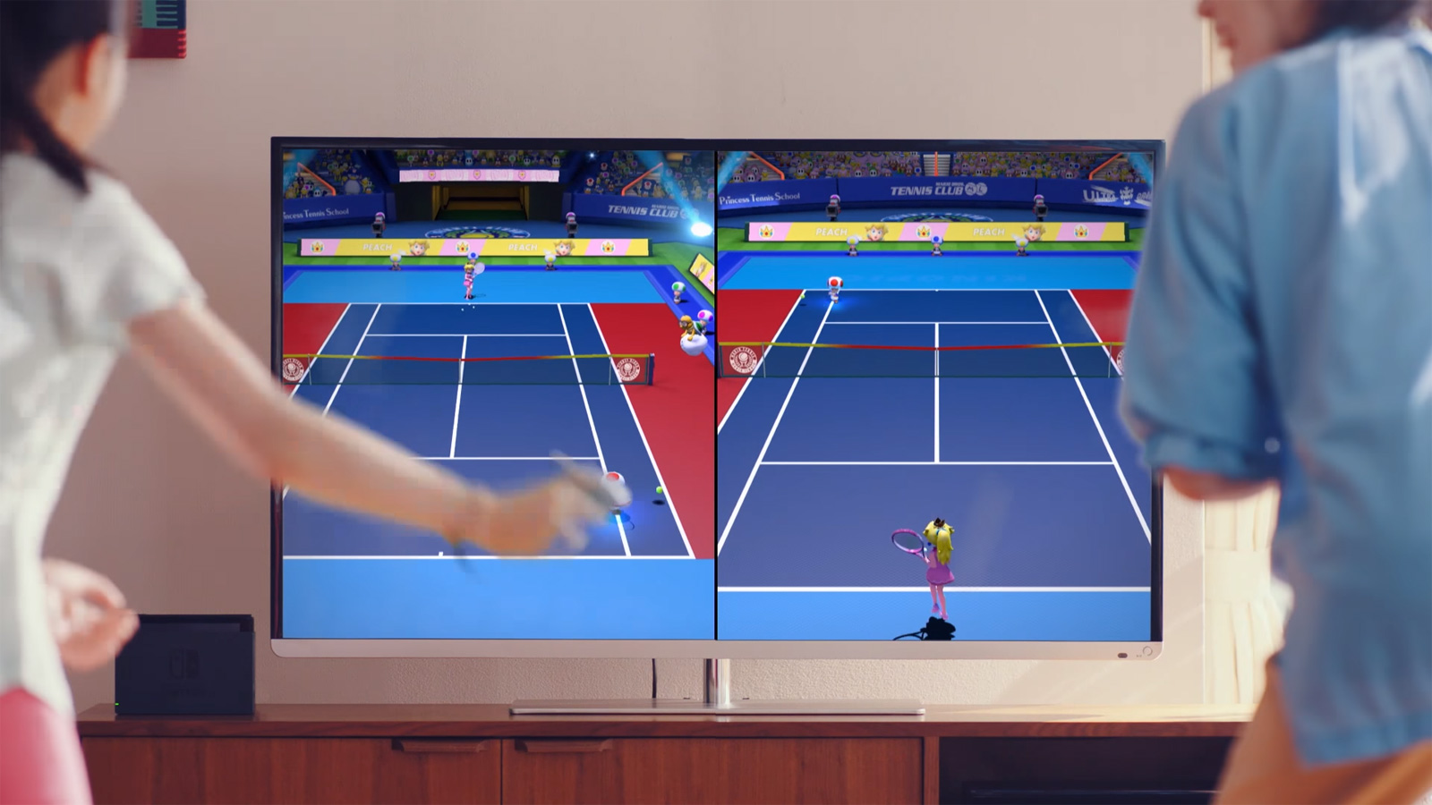 《瑪利歐網球》日本銷售佳，台灣代理商趁著暑假，也將舉行體驗活動。（翻攝自Youtube）