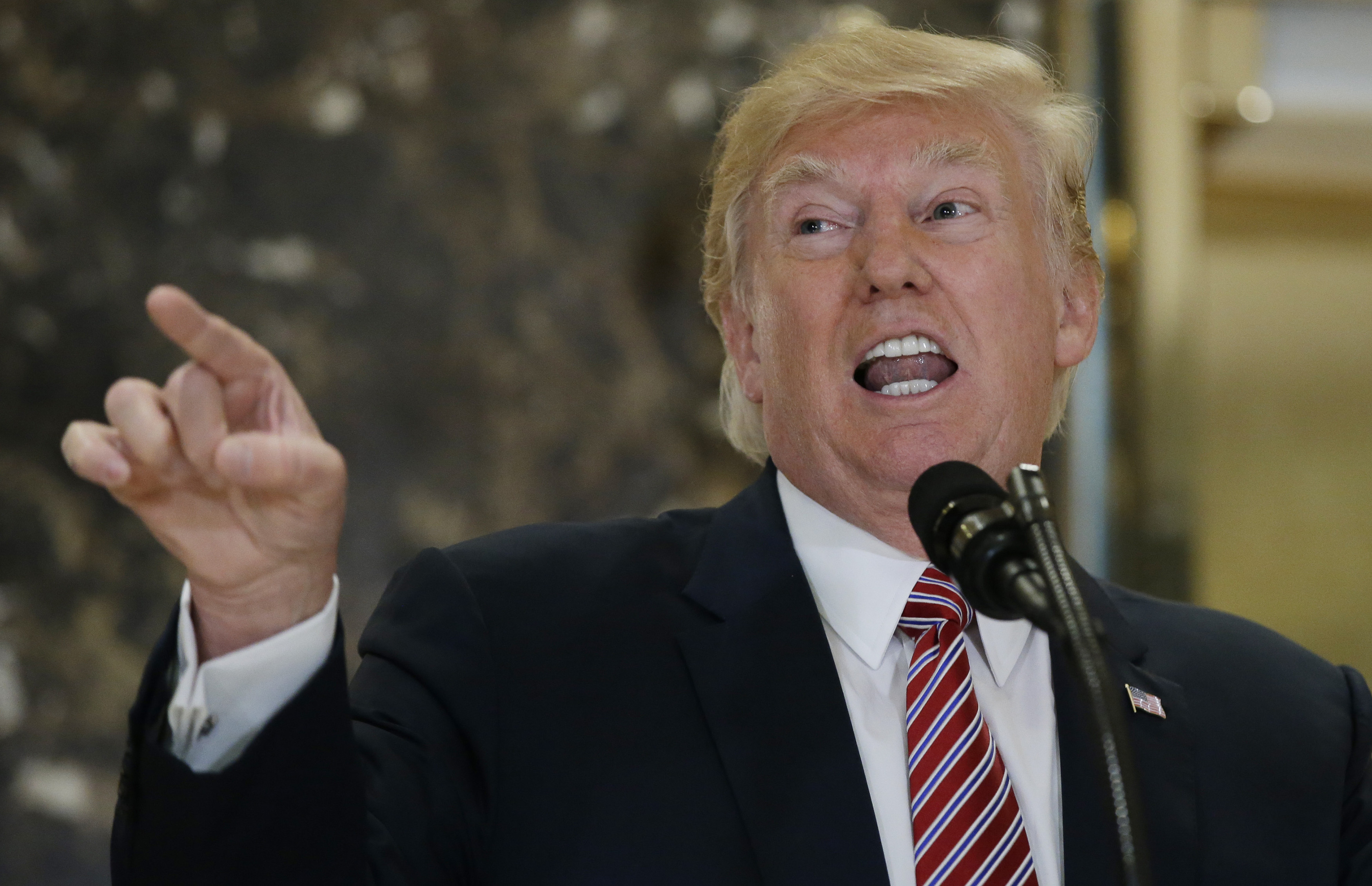 美國總統川普不只砲口對準中國，還四處放火，對世界多國要求「公平貿易」。（東方IC）