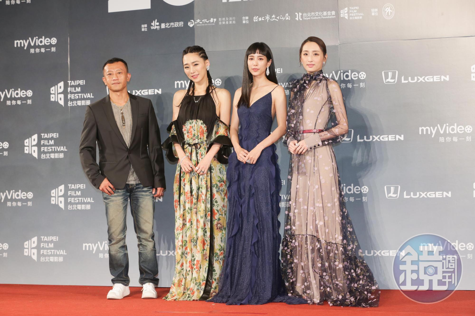 文淇獲女配角獎但未能到場，由導演楊雅喆代領。