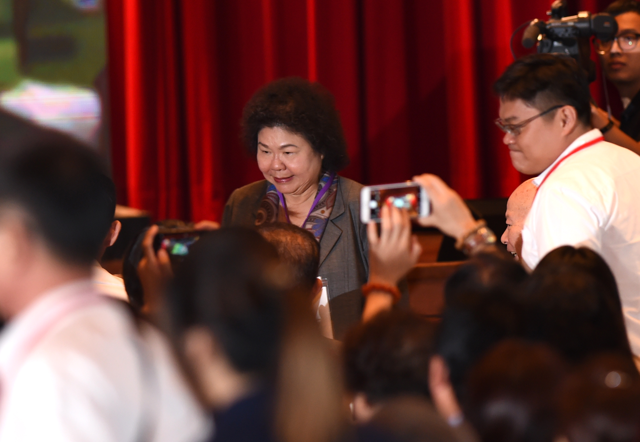 總統府祕書長陳菊高票當選中執委。