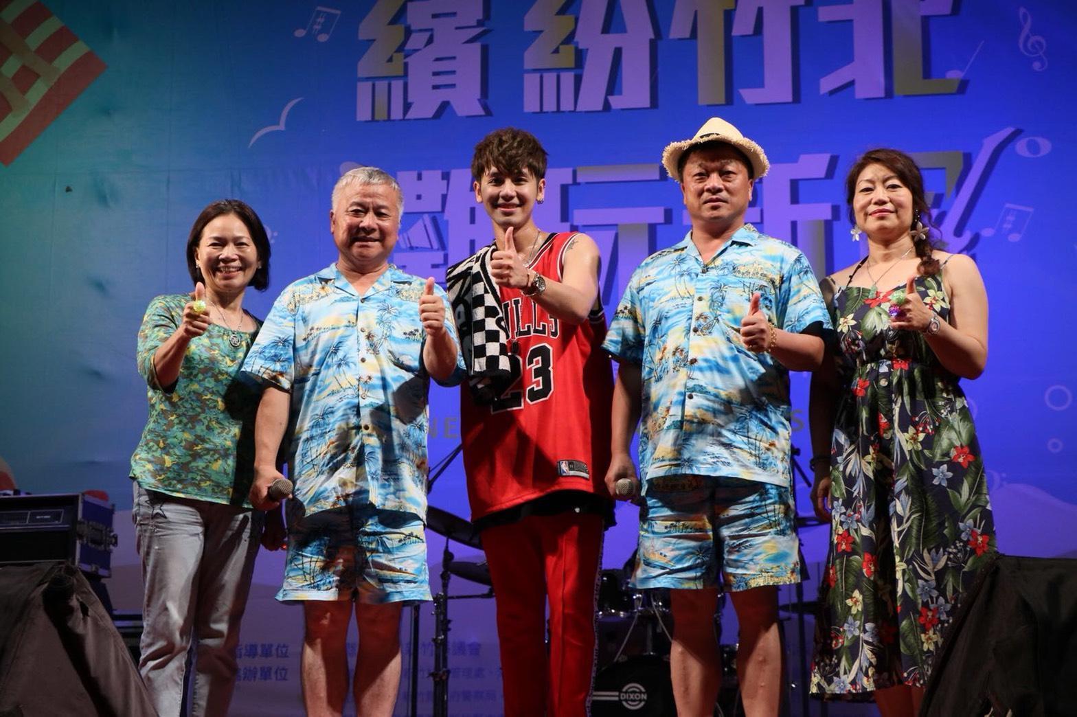 超人氣的鼓鼓登場時現場瘋狂，他演唱了等多歌曲，高人氣的他讓現場尖叫聲不斷。（陳孝志提供）