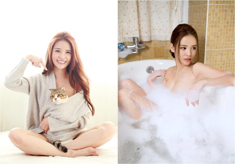 有小李毓芬之稱的「潘潘」，日前推出個人首本寫真集《蛻變》，還把肚子上的傷疤展示出來。（Jennifer潘潘臉書）