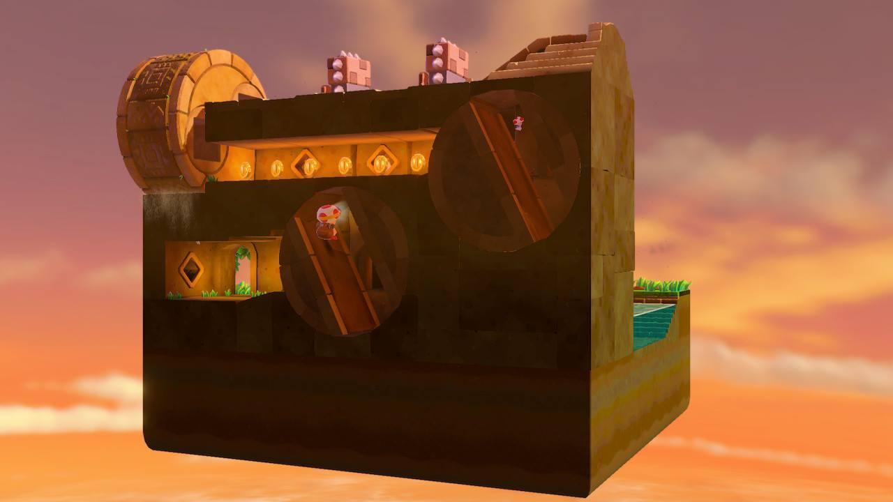 讀者們有找到「點陣奇諾比奧」藏在哪裡嗎?(圖片來源:實機遊戲截圖)