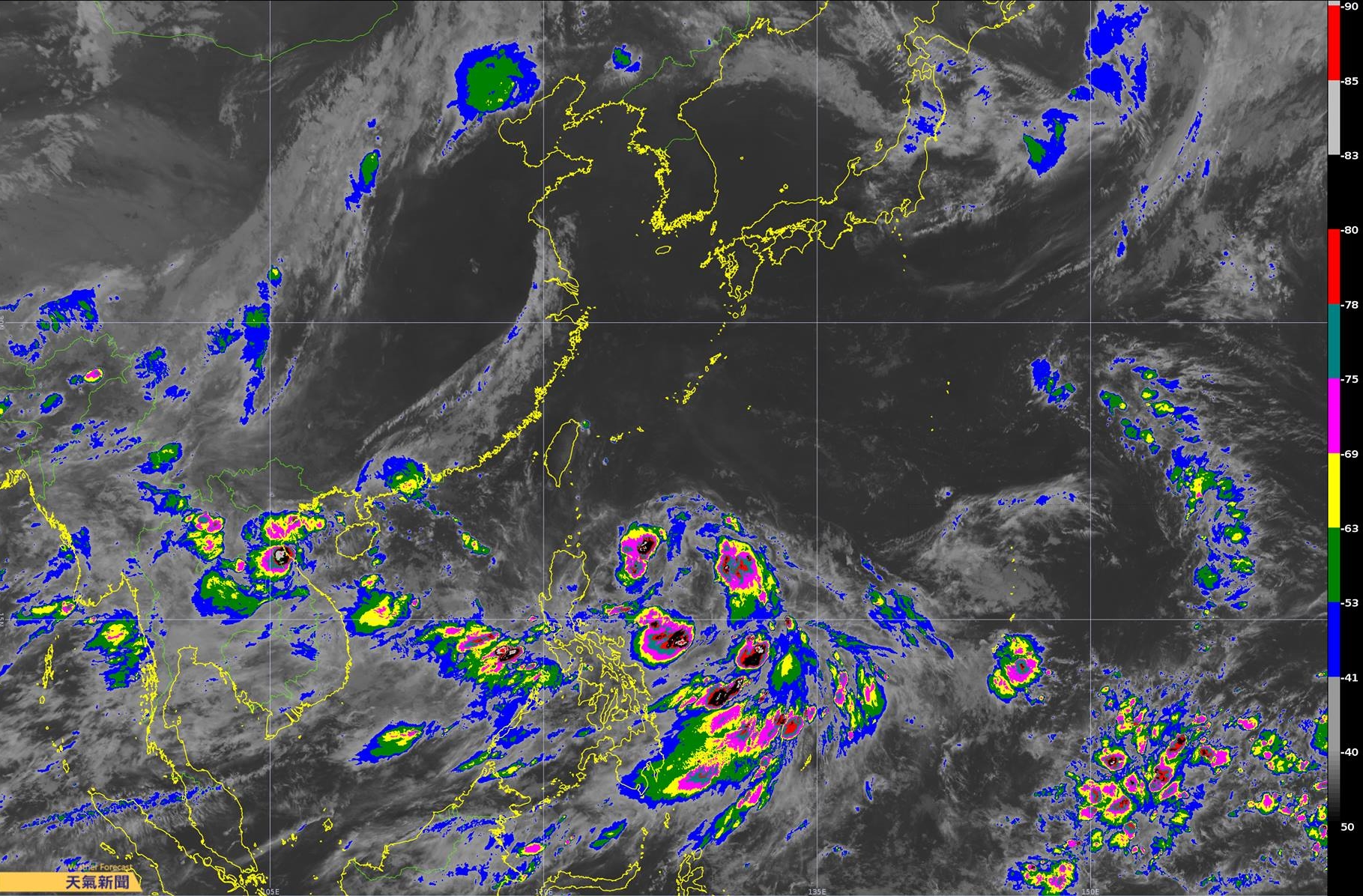 未來一週菲律賓東方海面擾動多，恐有機會發展為颱風。（翻攝自氣象達人彭啟明臉書）