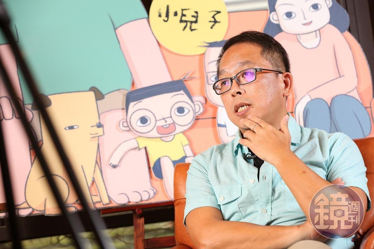 史明輝表示《小兒子》動畫雖然每秒只畫8至12格，但視覺上的影像殘留不至於有停頓感。