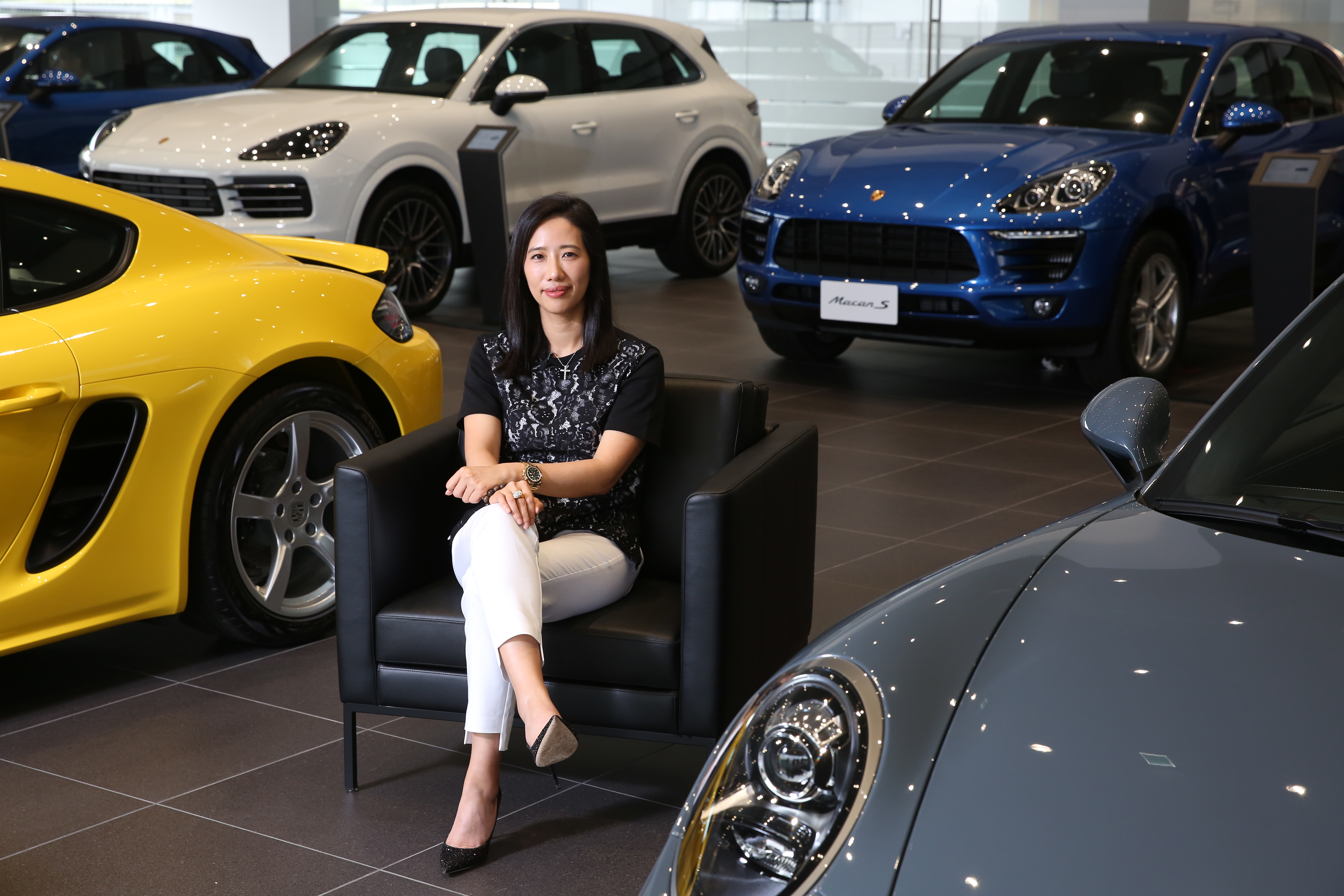 身為義美公主的高易誼，日前以素人之姿搶下保時捷新北經銷權，跌破市場眼鏡。