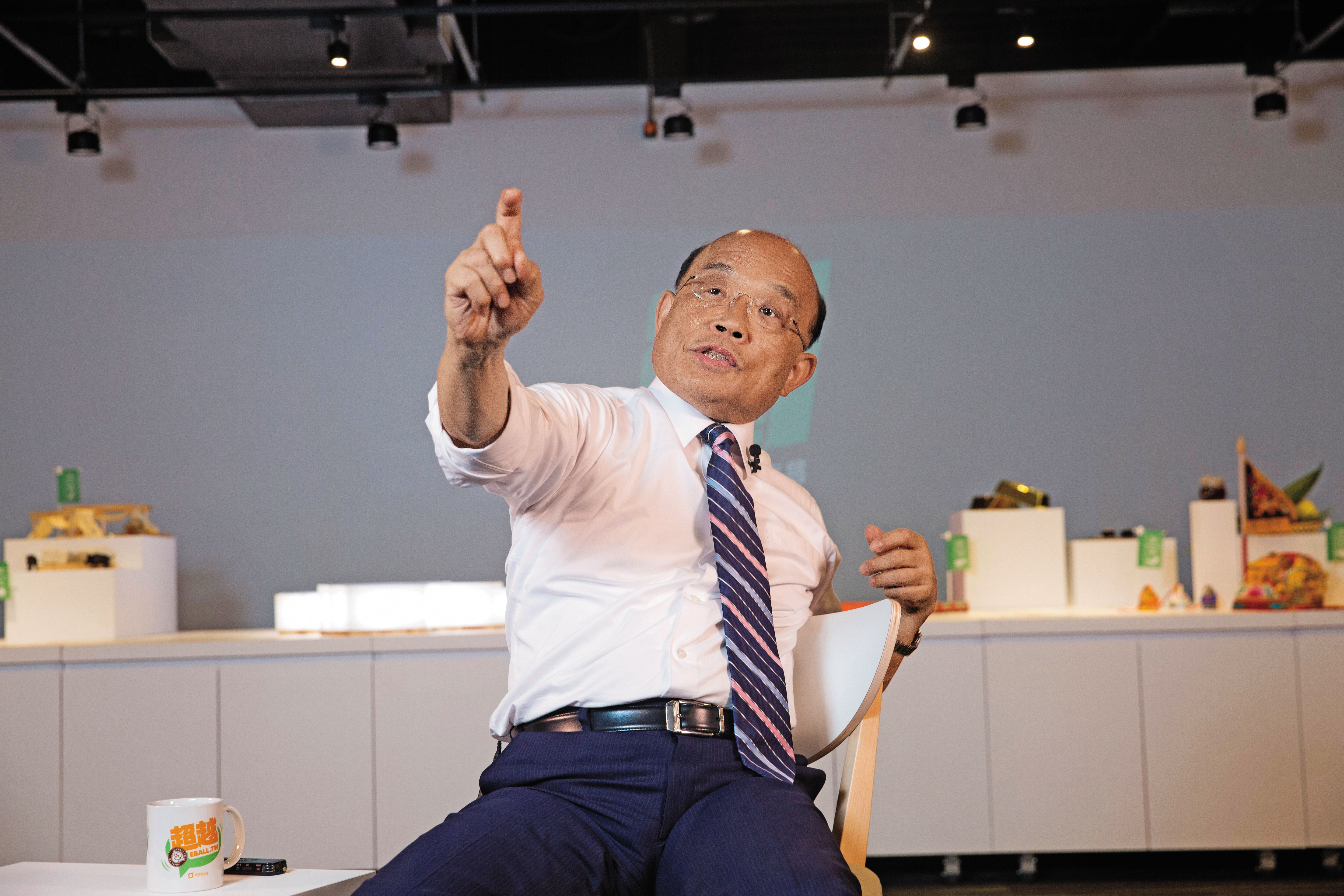 蘇貞昌主推新北再生，提出5大引擎推動「百倍速」都更的政見。