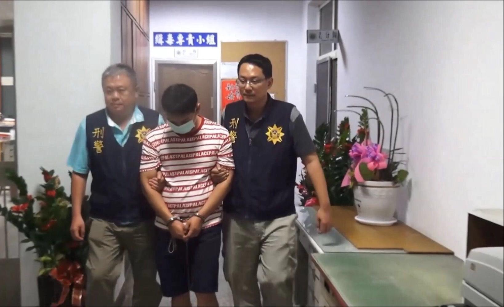 洪嫌長期在三民區鳳山等地販賣毒品，危害不淺。（警方提供）