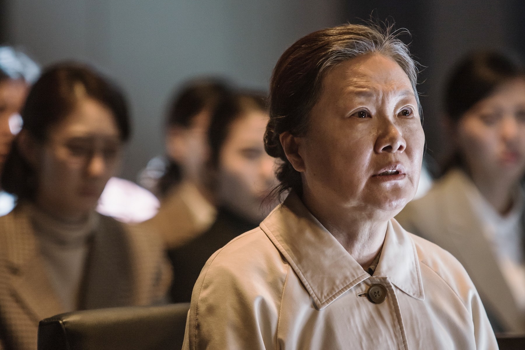 「國民媽媽」金海淑在真人真事電影《她們的故事》中，飾演將過去悲痛深埋在心中的慰安婦奶奶。（采昌國際多媒體提供）