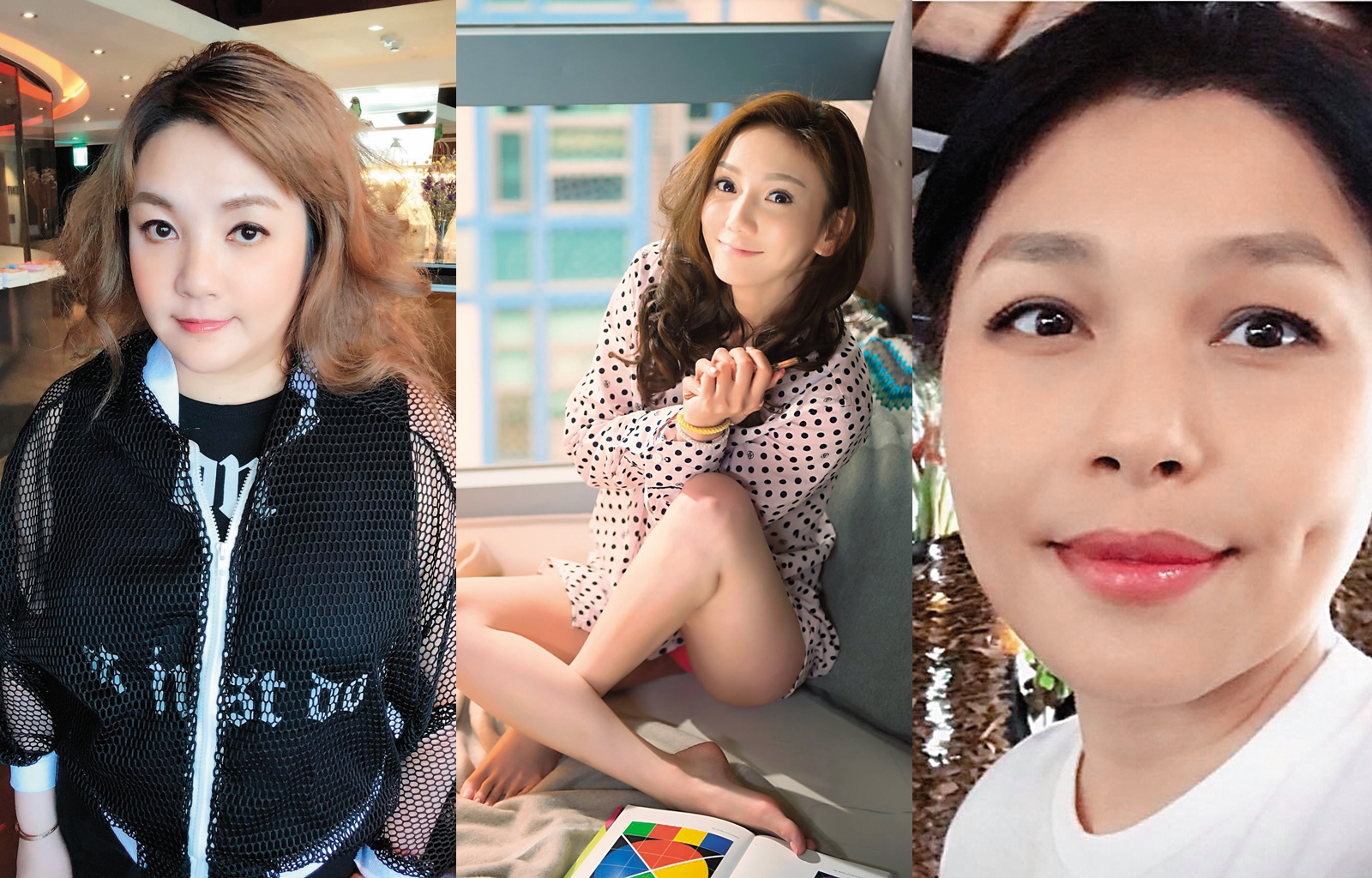 凌葳威（左）承認居中接洽，但堅稱沒有仲介賣淫；太陽花女王劉喬安（中）涉嫌兩度替賣淫首腦仲介女子性交易，被判6個月徒刑、緩刑2年。；嚴淑明（右）稱淫媒另有其人，不是她。