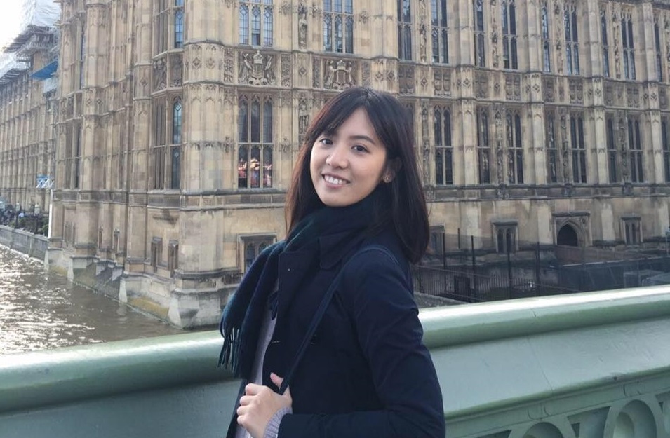 近日男友遭起底，黃瀞瑩無奈回應「有些事情是我的個人隱私」。（翻攝自黃瀞瑩臉書）