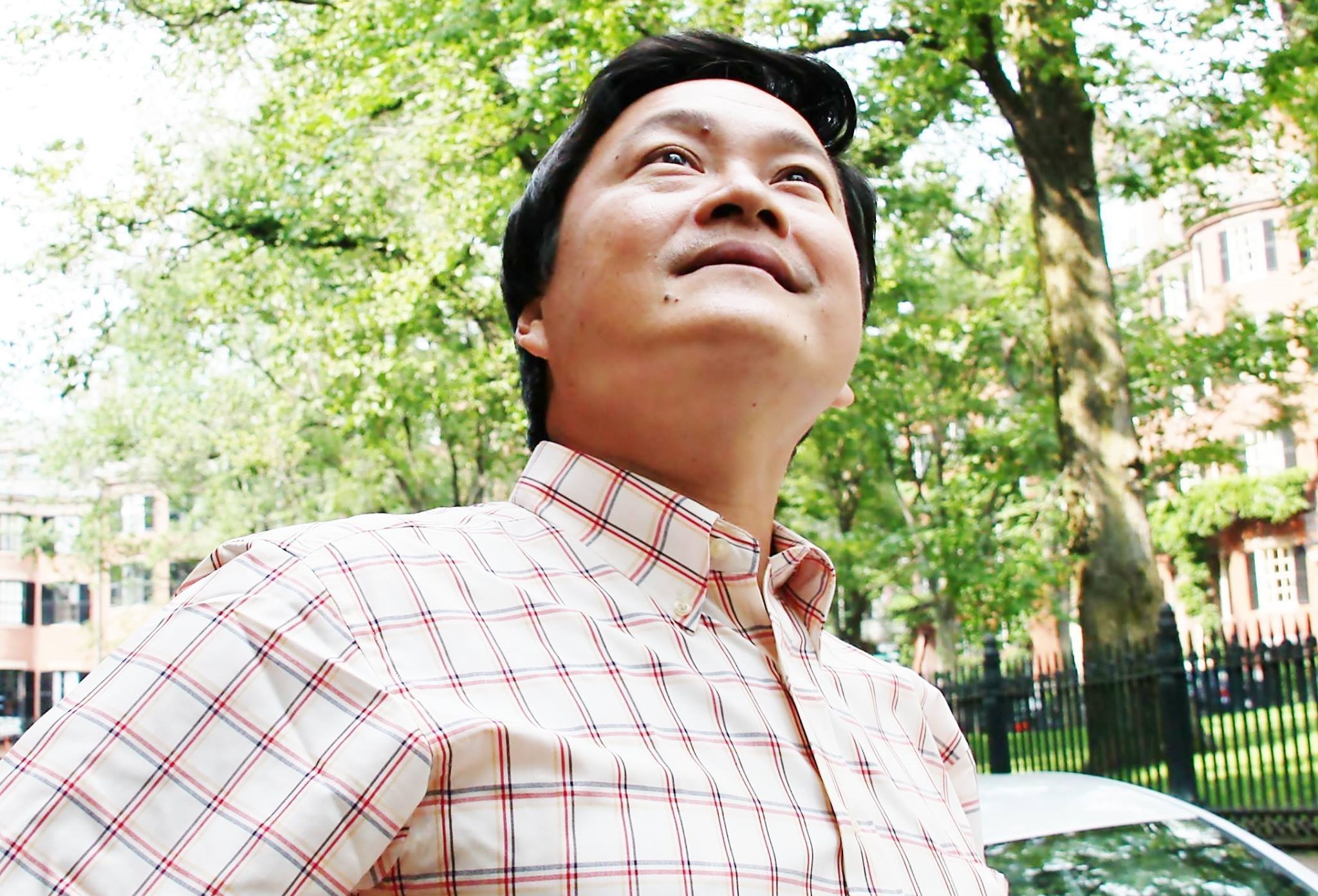 前台北市議員楊實秋聯絡上兒子，才驚覺遭到詐騙。（翻攝自楊實秋臉書）